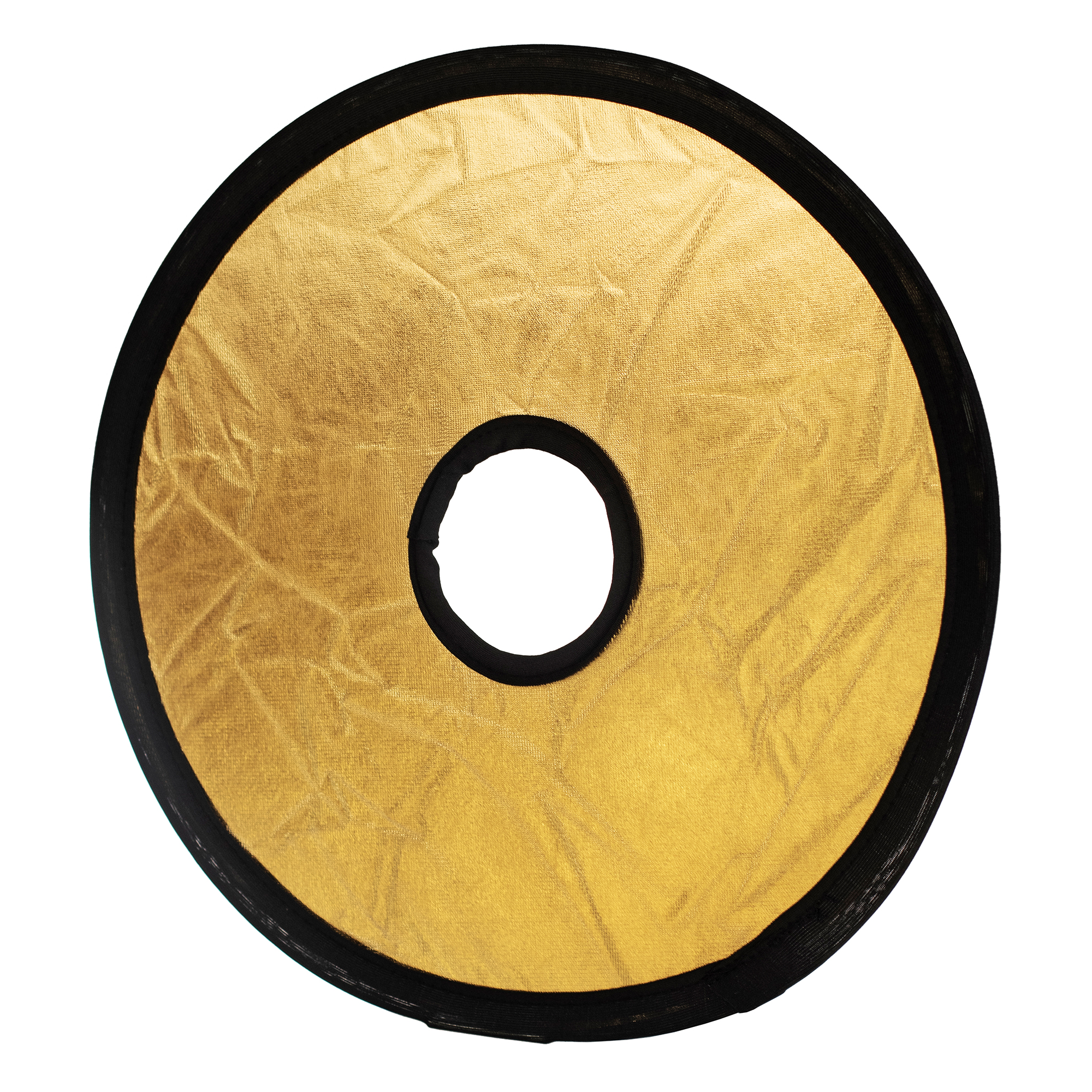 ayex 2in1 Faltreflektor Mount Lichtreflektor rund mit Objektivöffnung, Gold/Silber 30cm