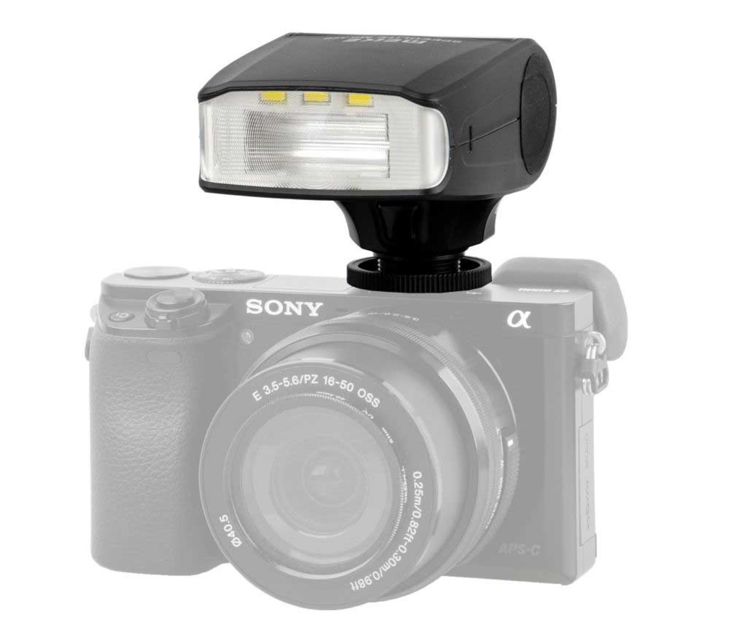 Meike Speedlite MK-320 TTL Blitz für Sony Kameras mit Multi Interface Shoe