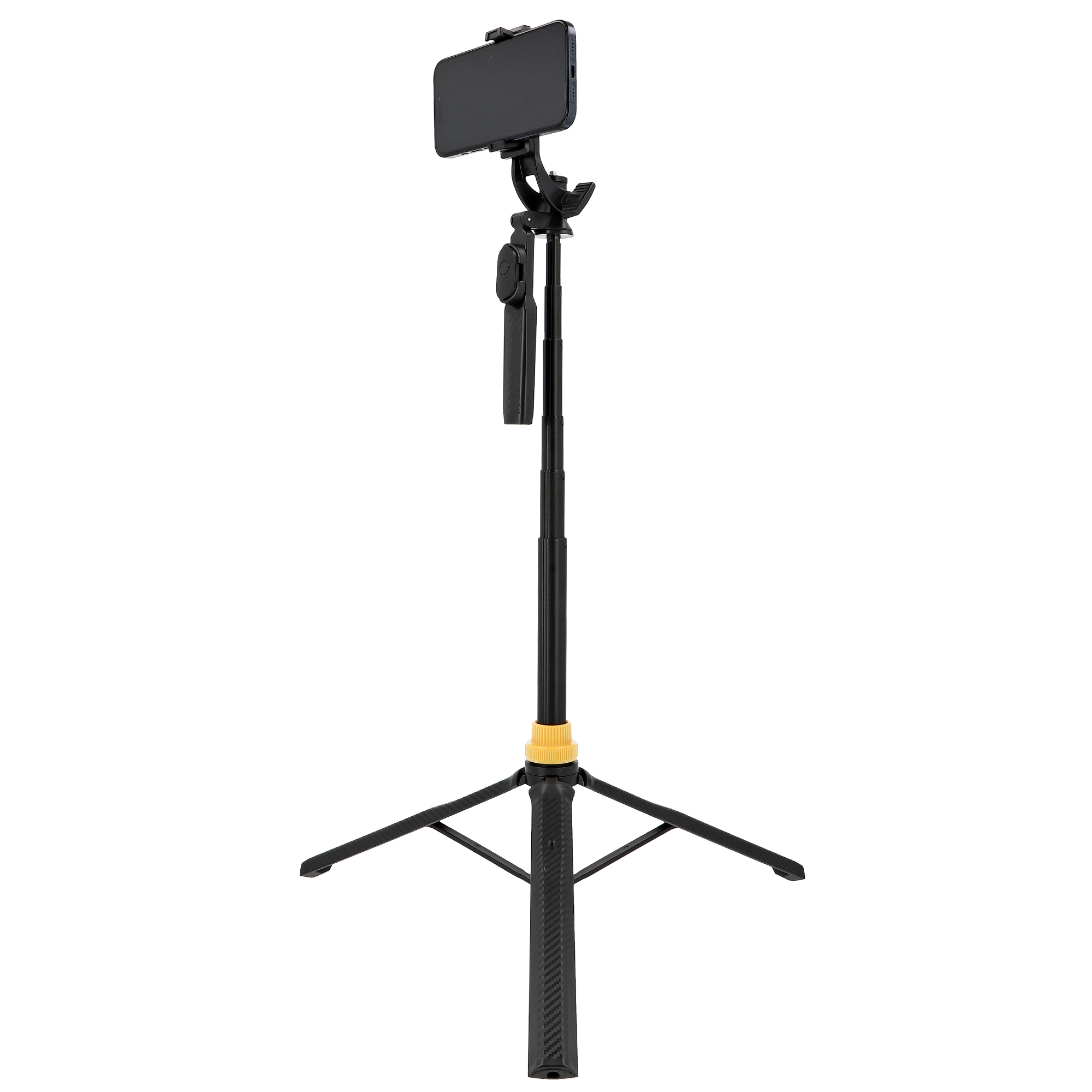Selfie-Stick-Stativ mit Bluetooth-Fernbedienung & Handyhalterung – ausziehbar bis 170 cm