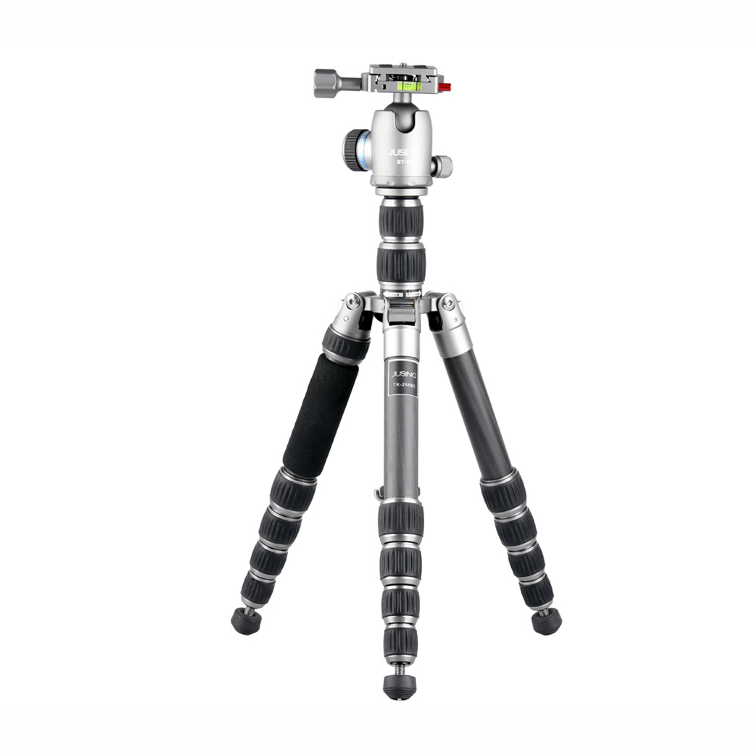 JUSINO TK-255S Kleines Traveller Tripod/Monopod Reisestativ mit Stativkopf BT-02