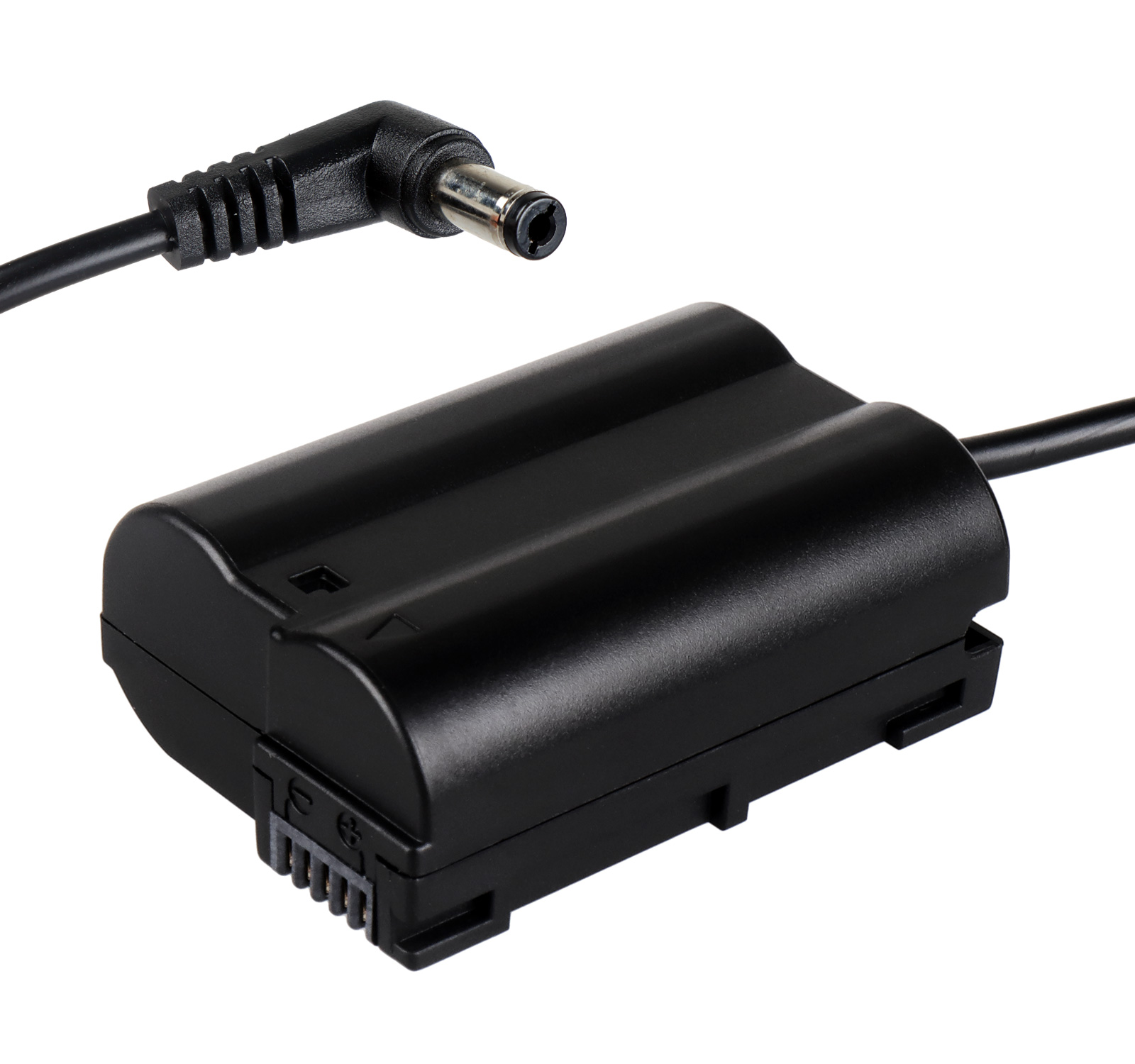 DC-Coupler für Nikon Kameras mit EN-EL15 Akku-Dummy für permanente Stromversorgung über z.B. V-Mount Akku