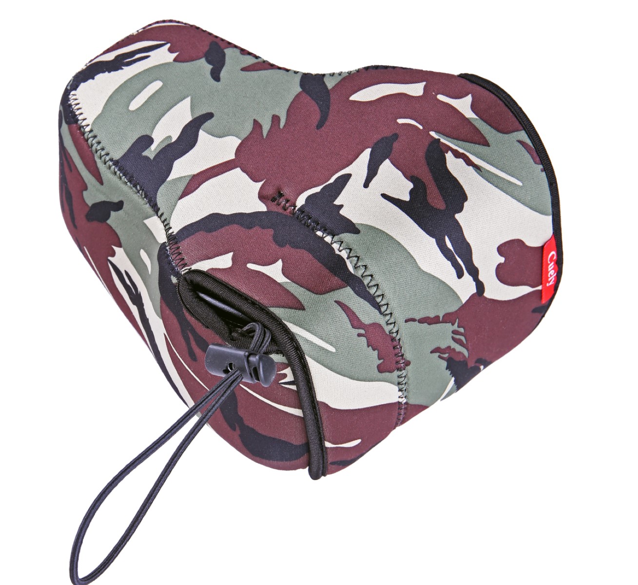 Neopren-Tasche Schutzhülle für Kamera mit Objektiv, Camouflage (Größe S/M/L)