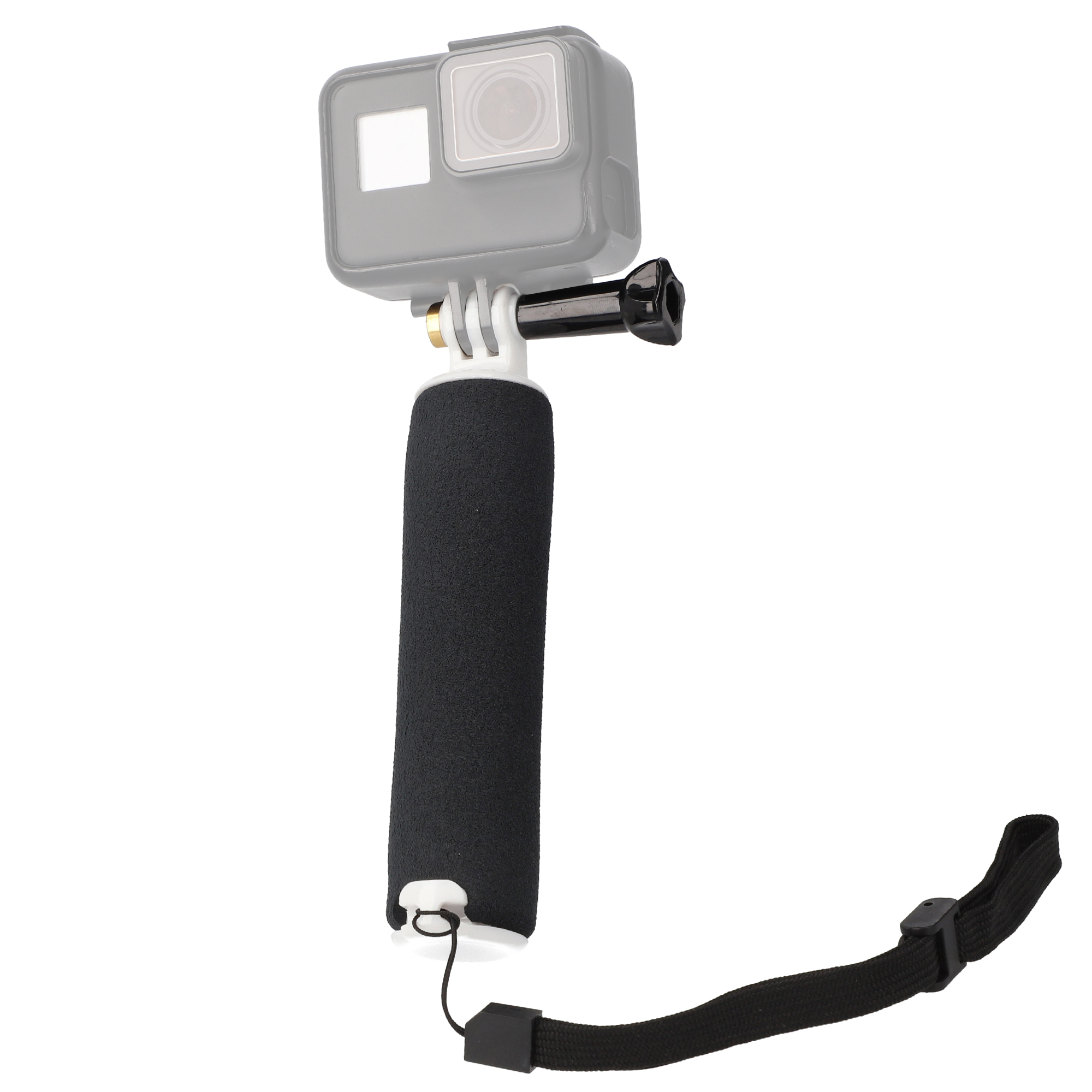 Handgriff für Action-Cams wie GoPro Hand-Stabilisator weiß