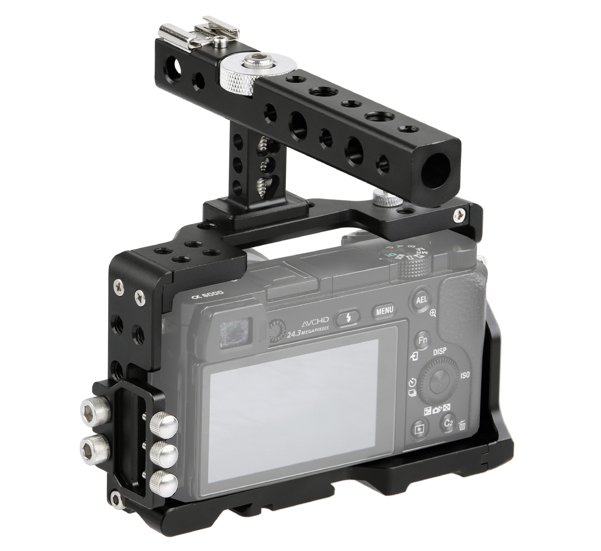 ayex Kamera Cage C6 für Sony Alpha A6000, A6300, A6500 ayex Kamera Cage C6 für Sony Alpha A6000, A6300, A6500