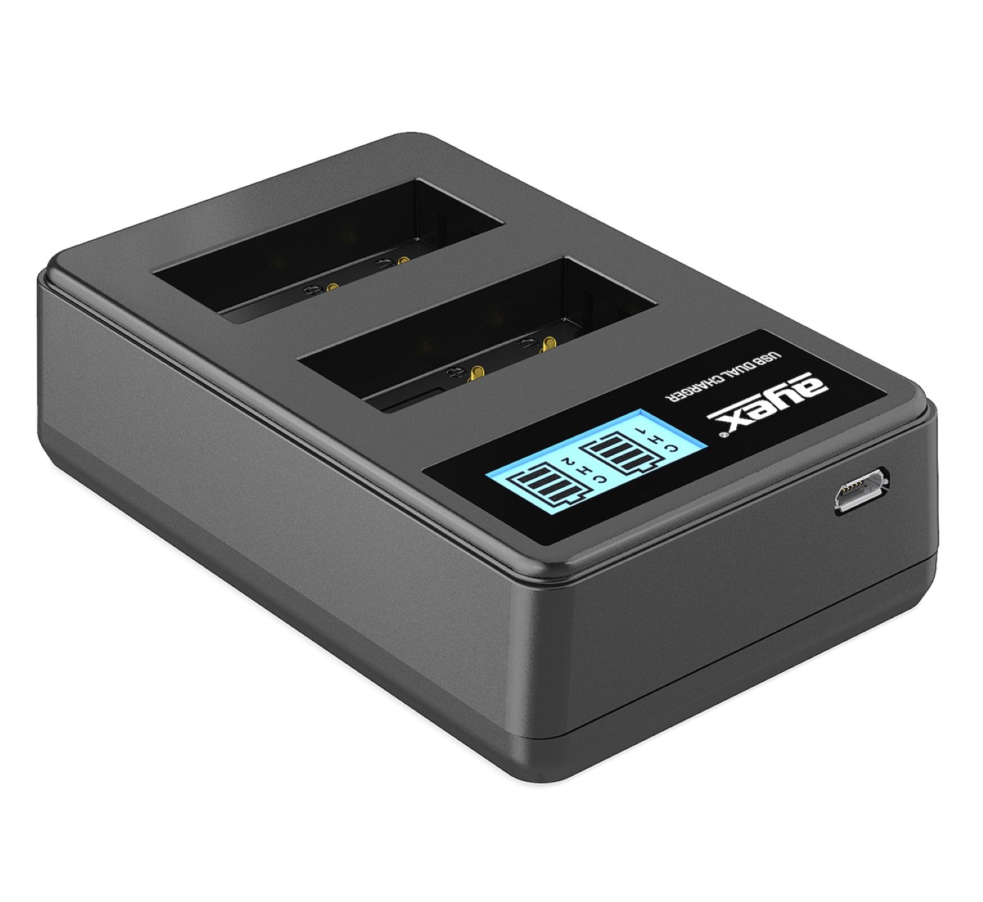 ayex USB Dual Ladegerät für Canon LP-E17 Akkus