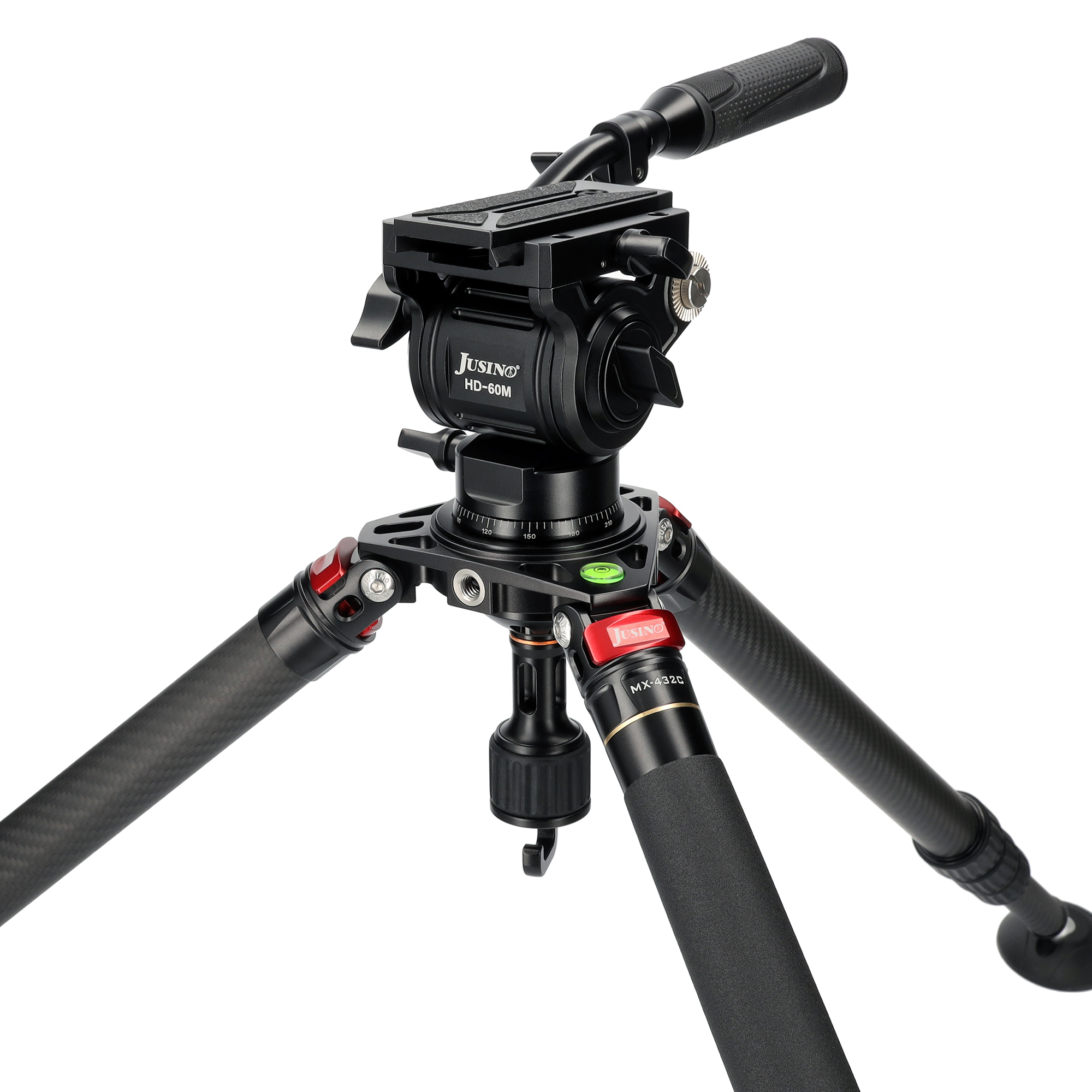 JUSINO Karbon Profi Videostativ & Kugelkopf Perfekt für Vogelaufnahmen 152,5cm 18Kg belastbar JUSINO Karbon Profi Videostativ & Kugelkopf Perfekt für Vogelaufnahmen 152,5cm 18Kg belastbar