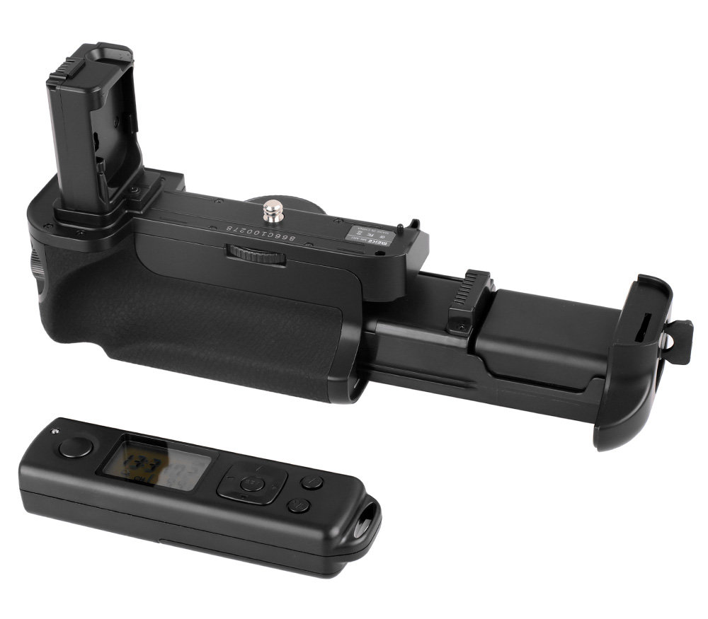 Meike Batteriegriff Set für Sony Alpha A7 A7R A7S  + 2x NP-FW50 Akkus und Timer-Fernauslöser wie VG-C1EM