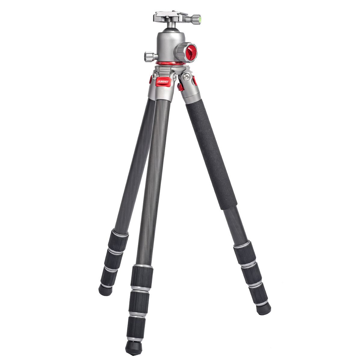 JUSINO Leichtes Karbon Fotostativ mit Kugelkopf Stativ bis 138cm 12kg AF-254C FGS-36 JUSINO Leichtes Karbon Fotostativ mit Kugelkopf Stativ bis 138cm 12kg AF-254C FGS-36