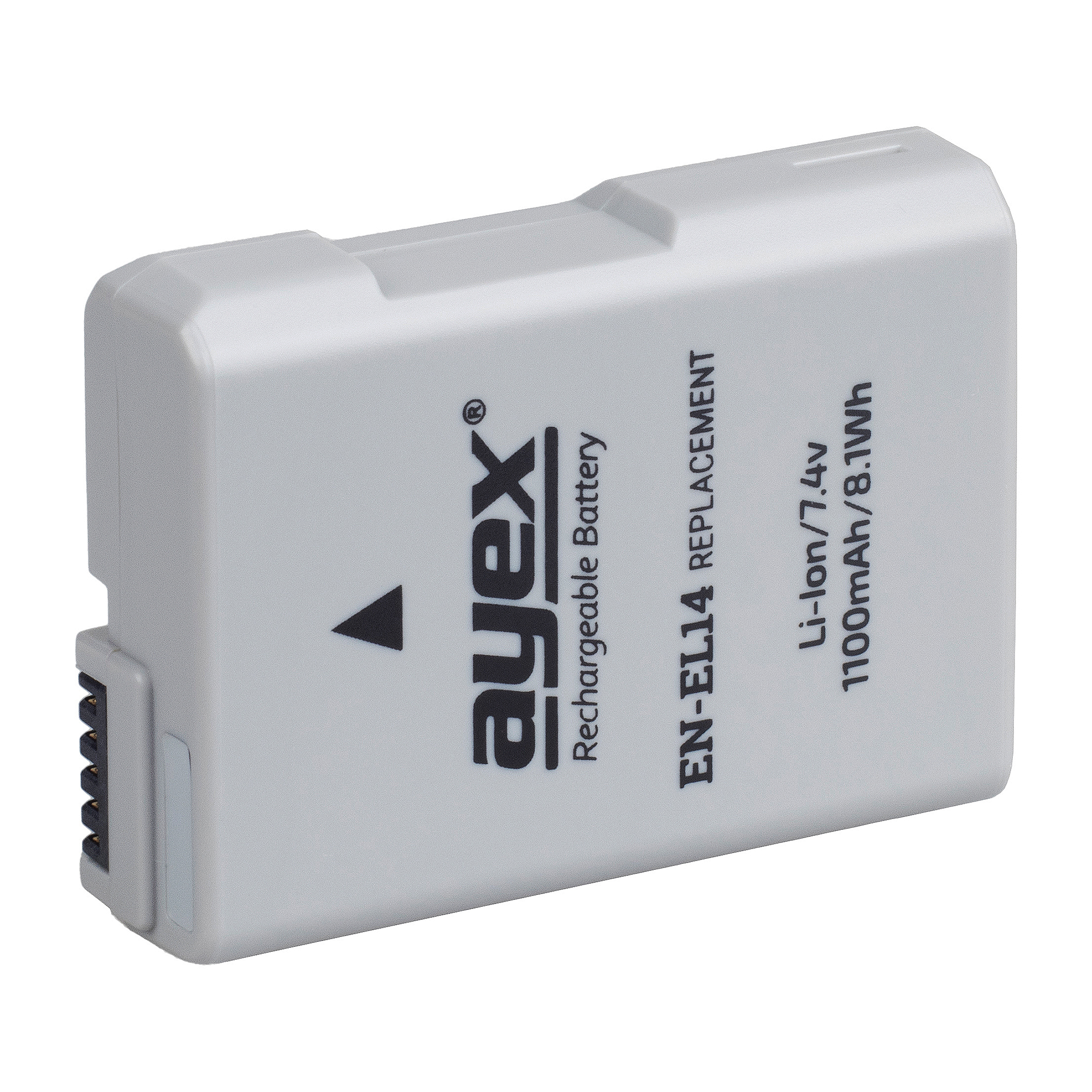 ayex Power Set mit 2x EN-EL14 Akku für Nikon + 1x USB Dual Ladegerät