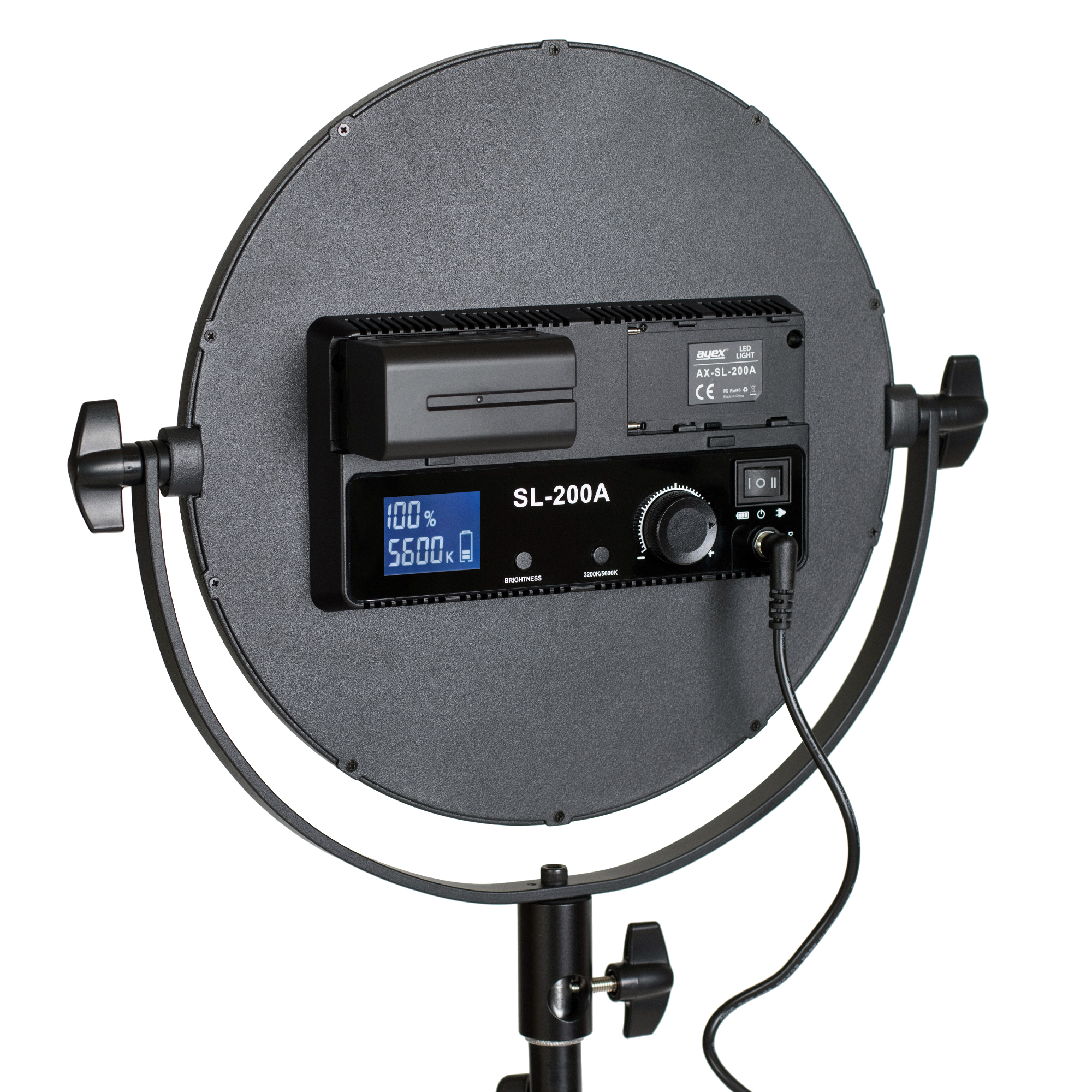 ayex LED Softlight Videolicht warme und kalte Farbtemparaturen Vielseitige LED-Videoleuchte für Perfekte Porträtaufnahmen Dimmbar 360° Schwenkbar 3200-5600k Inklusive Tragetasche ayex LED Softlight Videolicht warme und kalte Farbtemparaturen Vielseitige LED-Videoleuchte für Perfekte Porträtaufnahmen Dimmbar 360° Schwenkbar 3200-5600k Inklusive Tragetasche