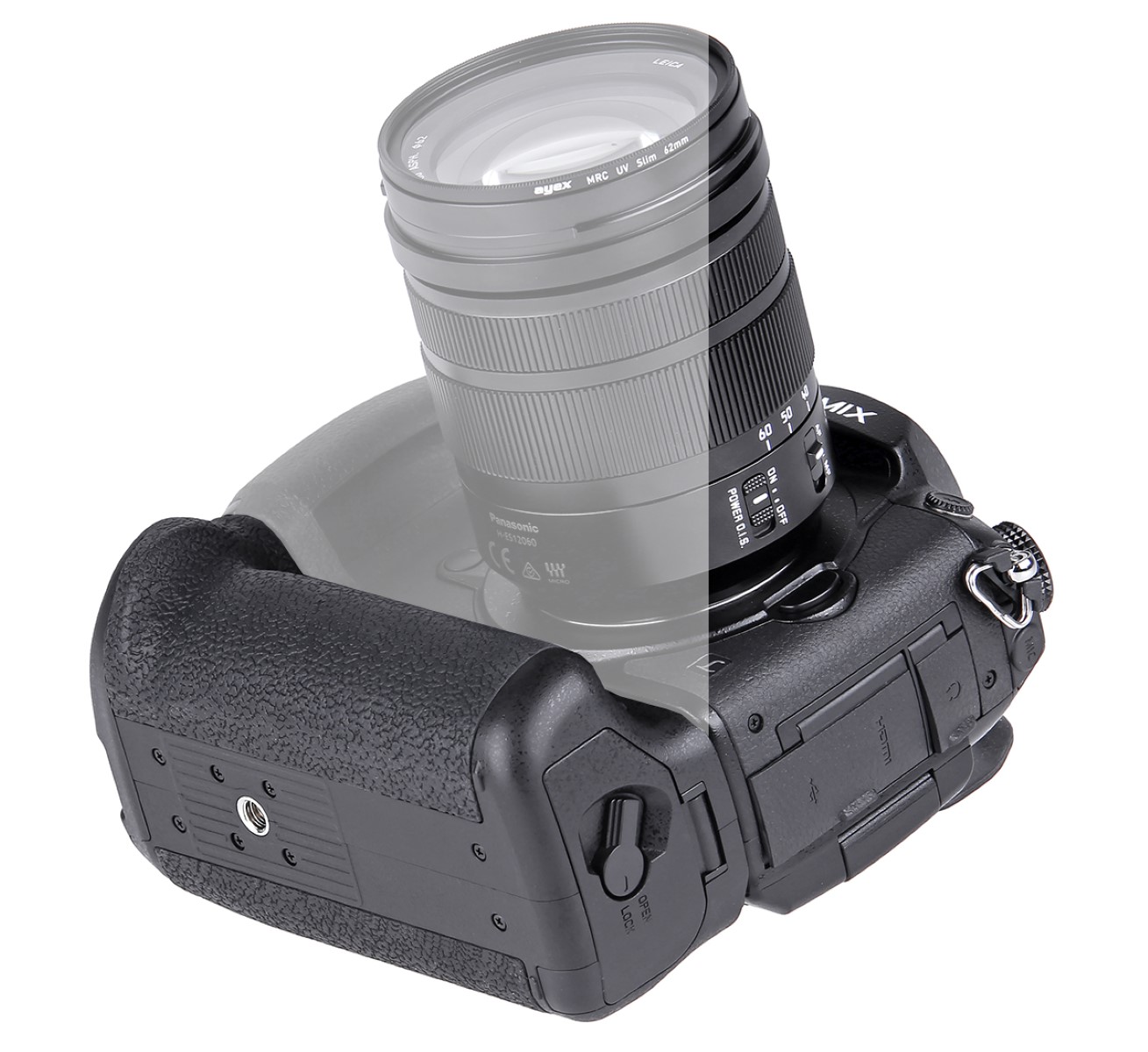 Batteriegriff für Panasonic Lumix DC-GH5 Ersatz für DMW-BGGH5 Optimal für Hochformat