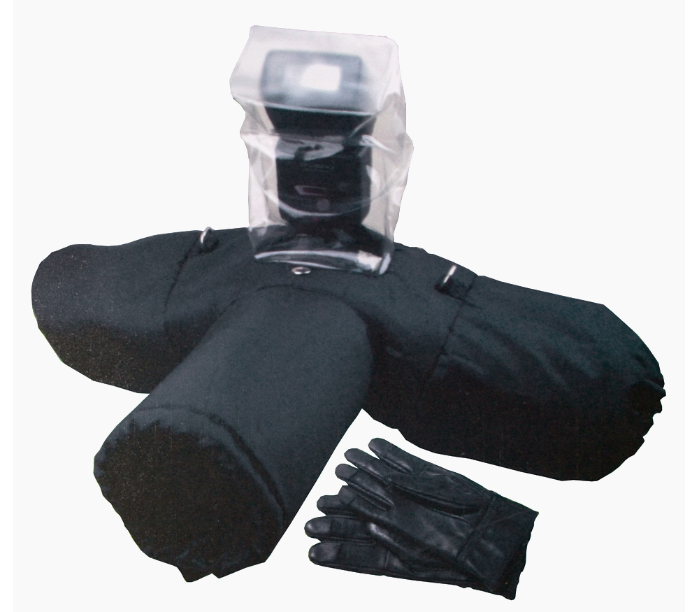 DSLR Outdoor Wetterschutzhülle mit Handschuhen