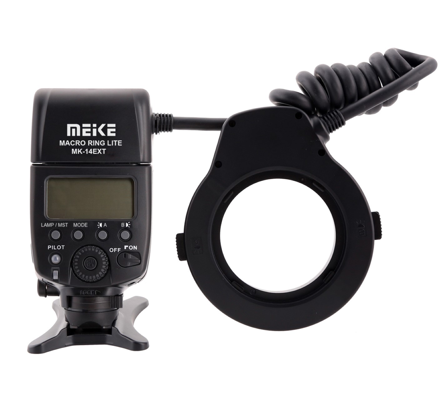 Meike MK-14EXT Makro TTL Ringblitz für Canon mit LED Hilfslicht
