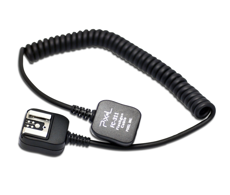 E-TTL Kabel für Canon wie OC-E3 Spiralkabel 1,5 - 2m