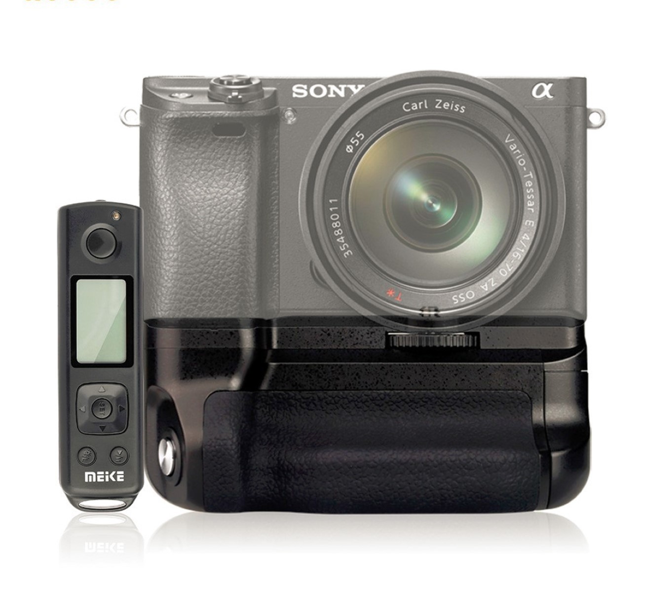 Meike Batteriegriff für Sony Alpha A6500 mit Timer-Fernbedienung MK-A6500 Pro