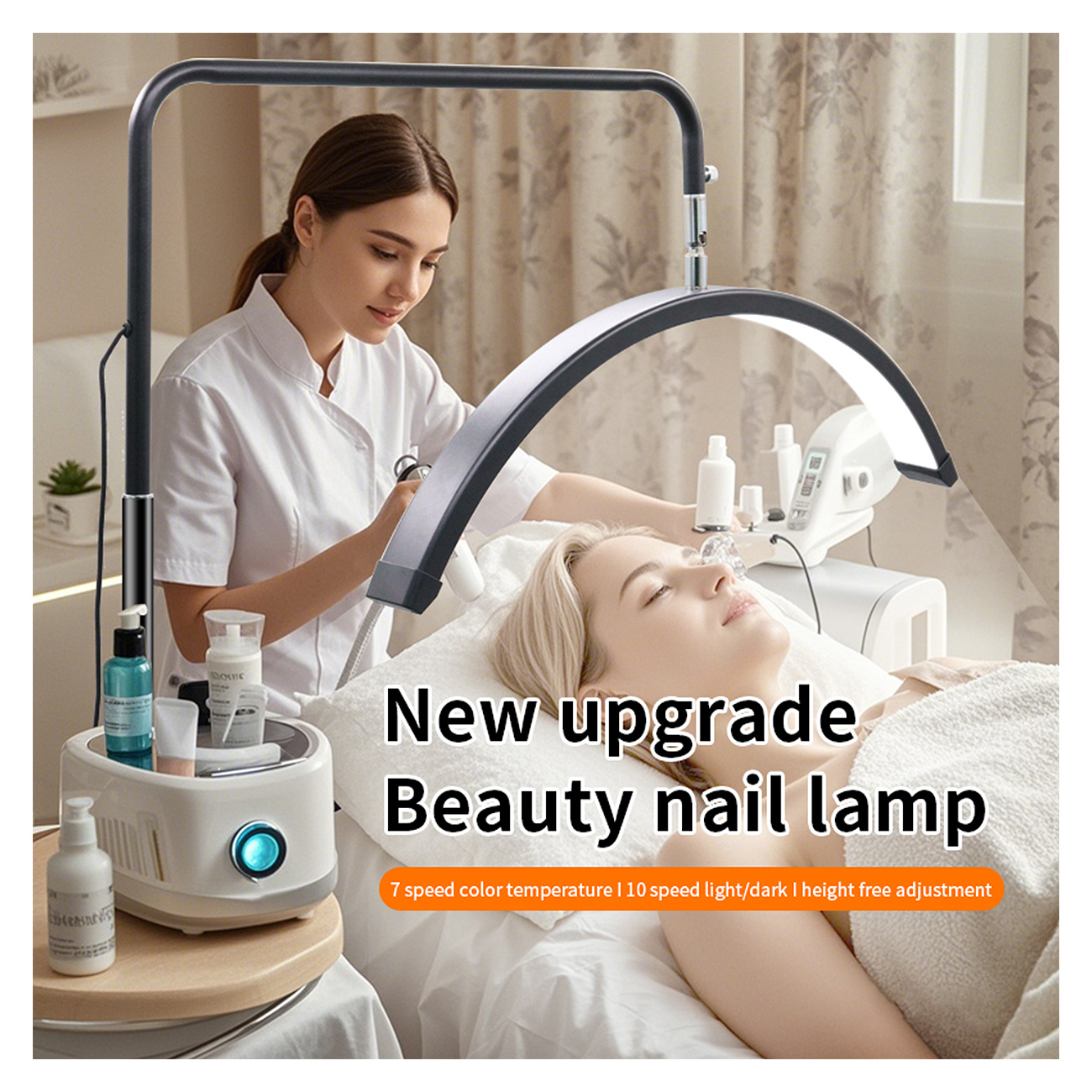 24 Zoll LED Beauty Standleuchte für professionelle Anwendungen Beauty-Leuchte HD-M6X