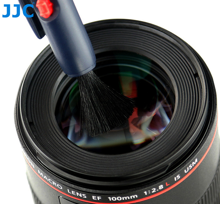 2in1-Reinigungsstift für Objektive, Filter und Kameradisplays, JJC Lens Cleaning Pen CL-P5II