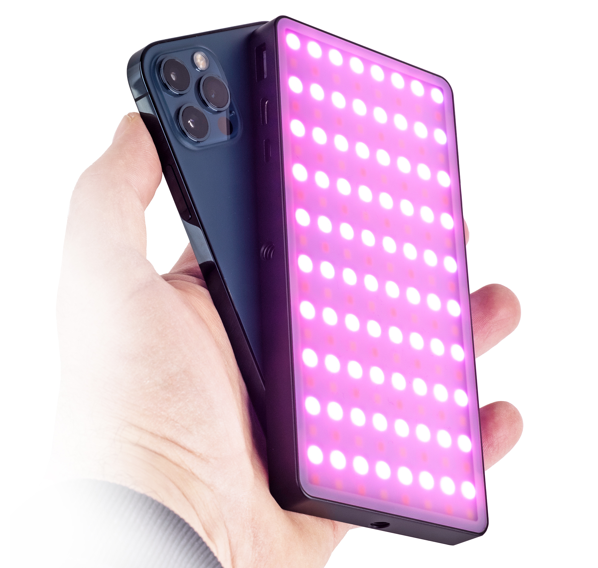 ayex tragbares LED Videolicht AX-RGB-160 USB Light - CRI 95 & 360° Vollfarbe, 9 Lichtszenarios, 2500K-8500k, 160 LED-Perlen, dimmbar, für perfekte Ausleuchtung von Kamerafotografie Videostream. Studio. Vlog