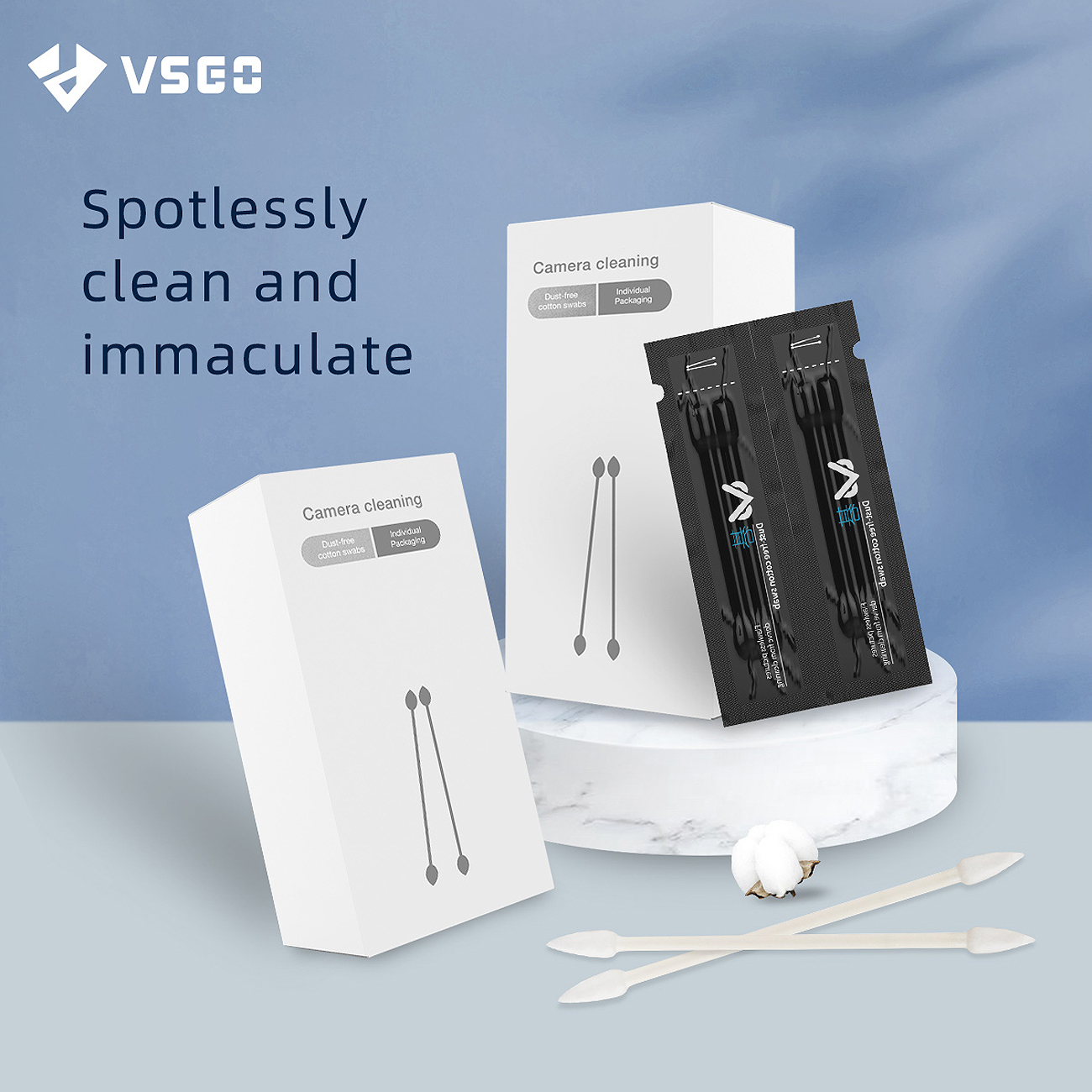 V-R01E Dust Free Cotton Swabs für Kamerareinigung V-R01E Dust Free Cotton Swabs für Kamerareinigung