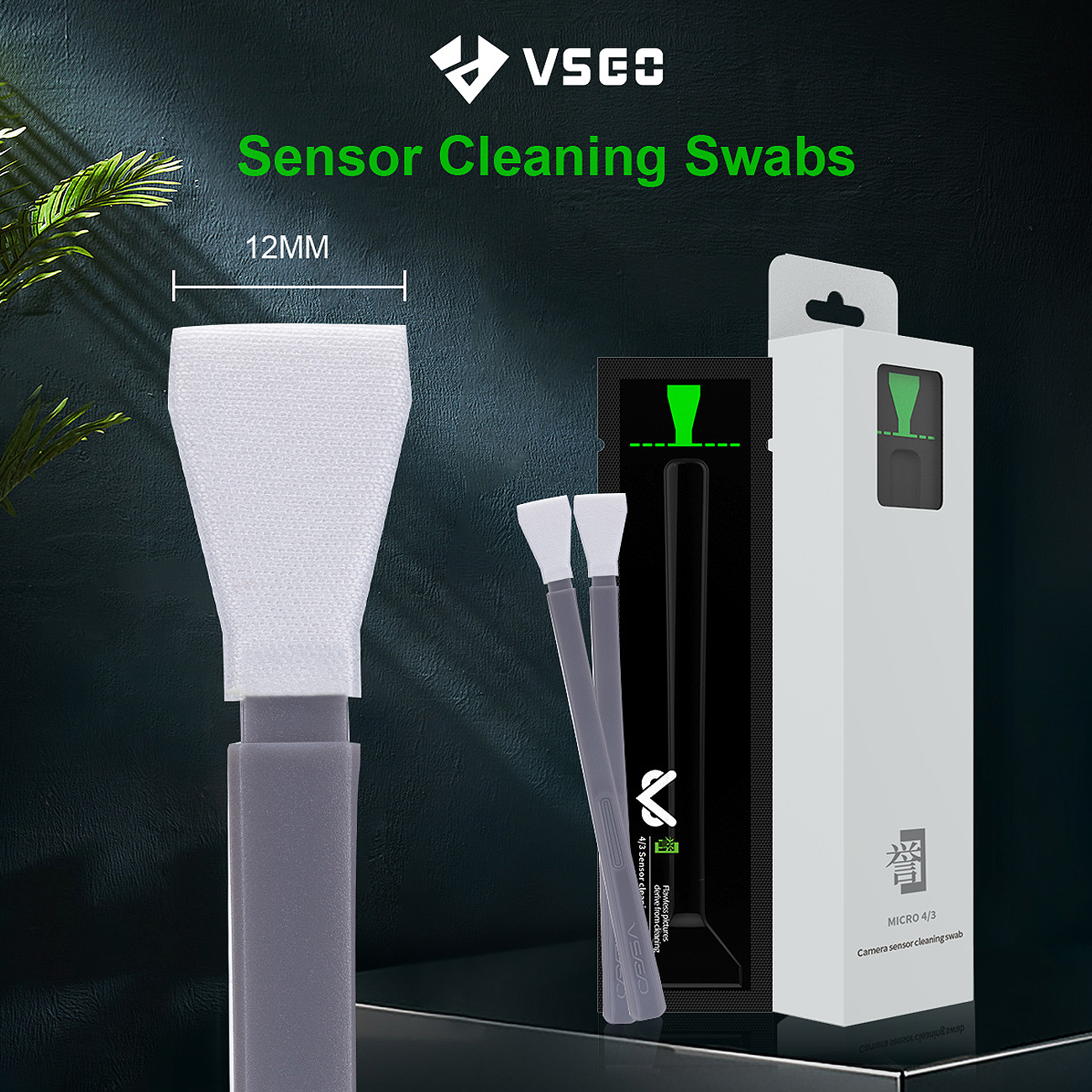 4/3 Sensor Reinigung Swabs 24 Stück, Sensor cleaning swab, Kamera Sensor Cleaning  für Kamerareinigung