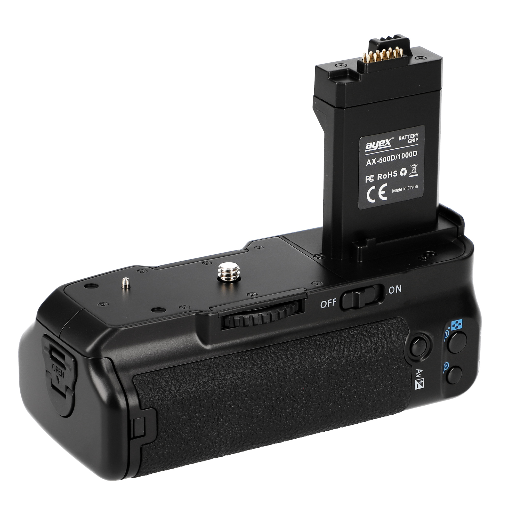 Batteriegriff für Canon EOS 1000D 500D 450D wie BG-E5 Optimal für Hochformat Batteriegriff für Canon EOS 1000D 500D 450D wie BG-E5 Optimal für Hochformat