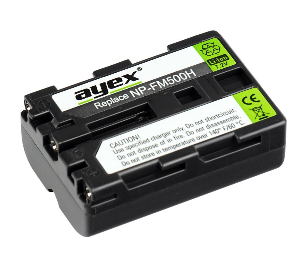 ayex NP-FM500H Qualitativer Li-Ion-Akku für Sony RESTPOSTEN