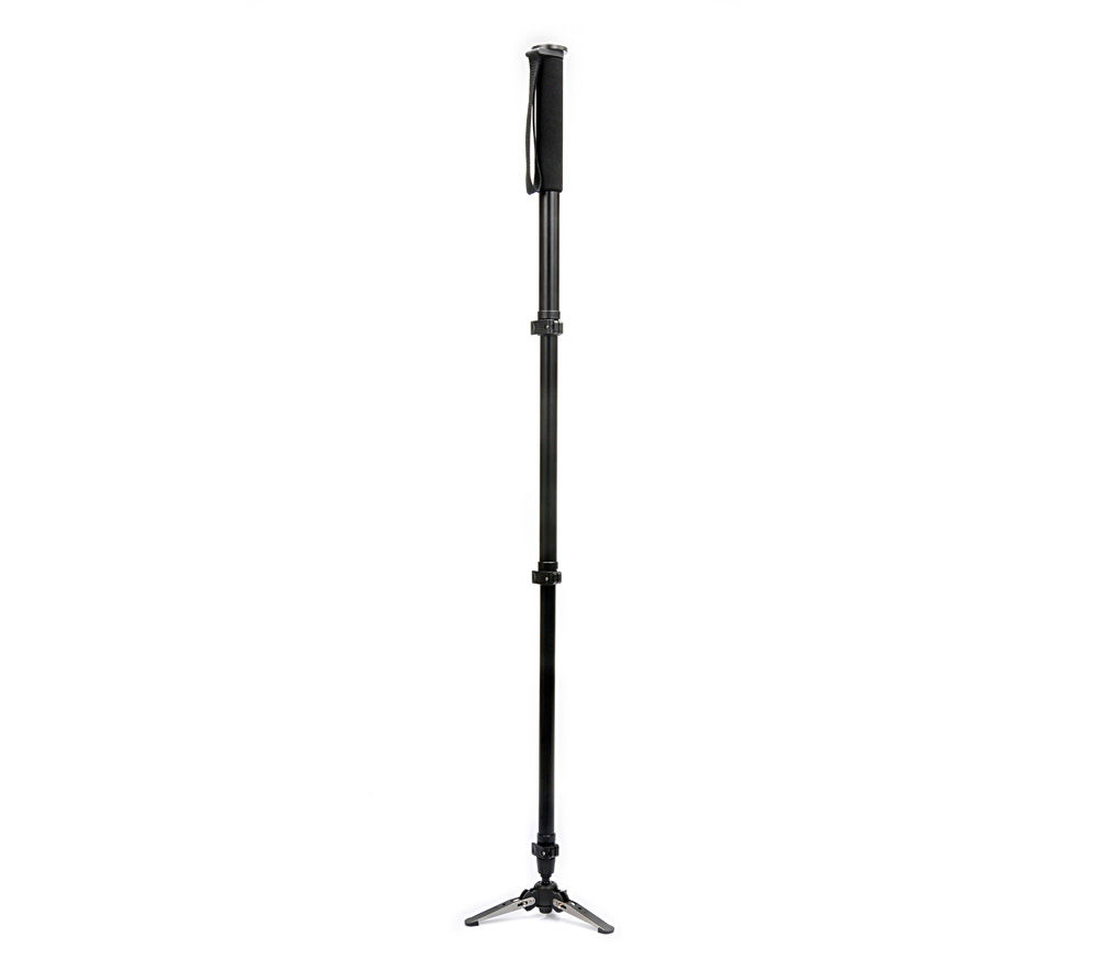 JUSINO VM-254E Monopod mit abnehmbarem Fuß/Tischstativ (Schnellspann-Clips) bis 6kg