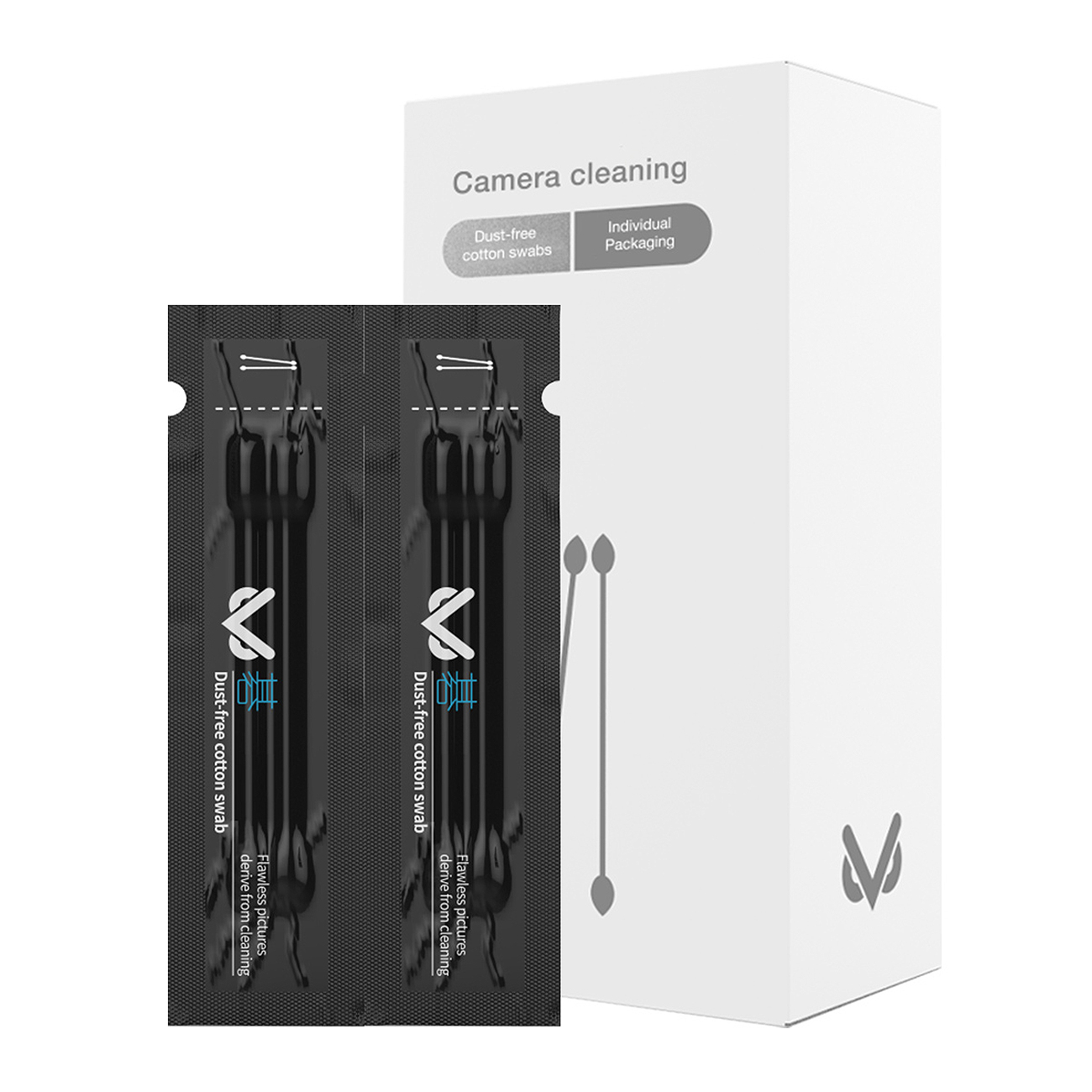 V-R01E Dust Free Cotton Swabs für Kamerareinigung