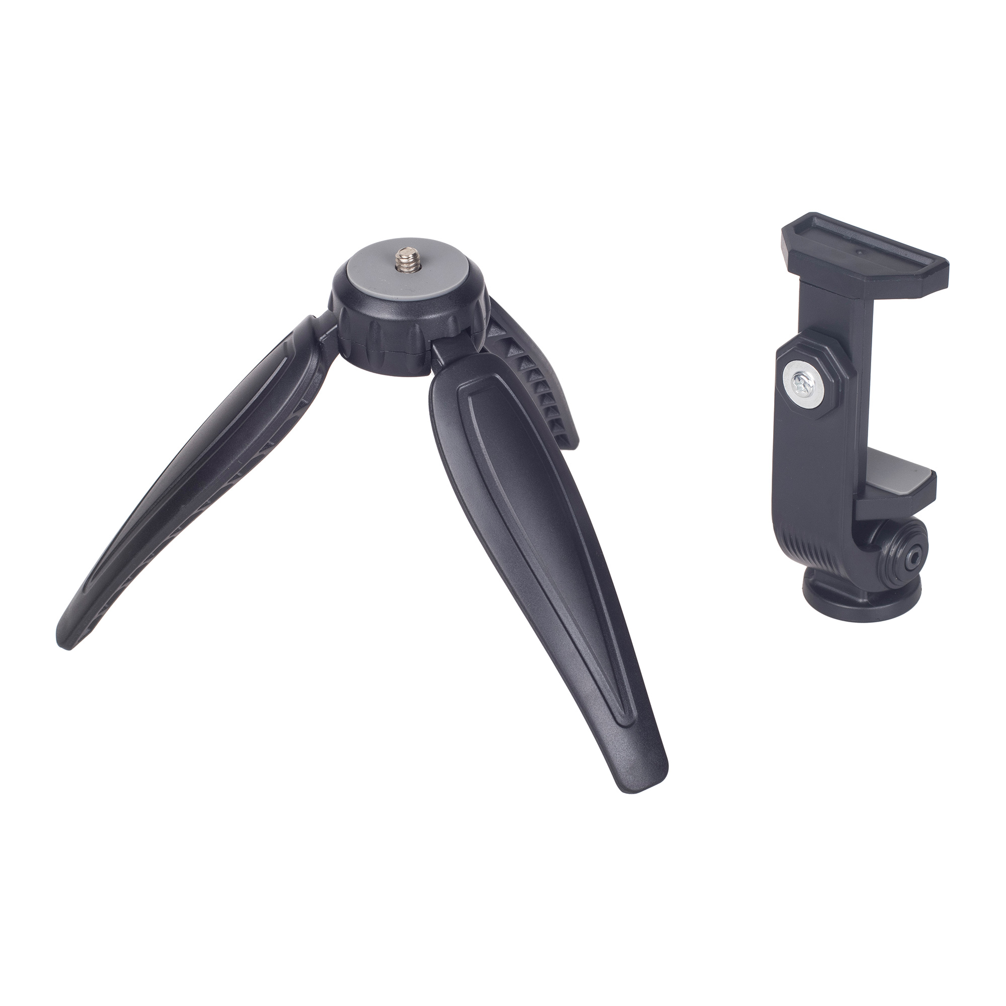 ayex kompaktes Mini-Tripod mit beweglicher Smartphonehalterung Flexibel Robust für Smartphones bis 7 Zoll Perfekt für verwacklungsfreie Aufnahmen