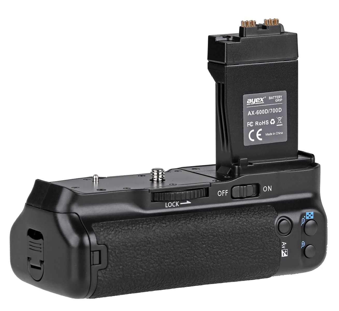 ayex Batteriegriff für Canon EOS 700D 650D 600D 550D Ersatz für BG-E8