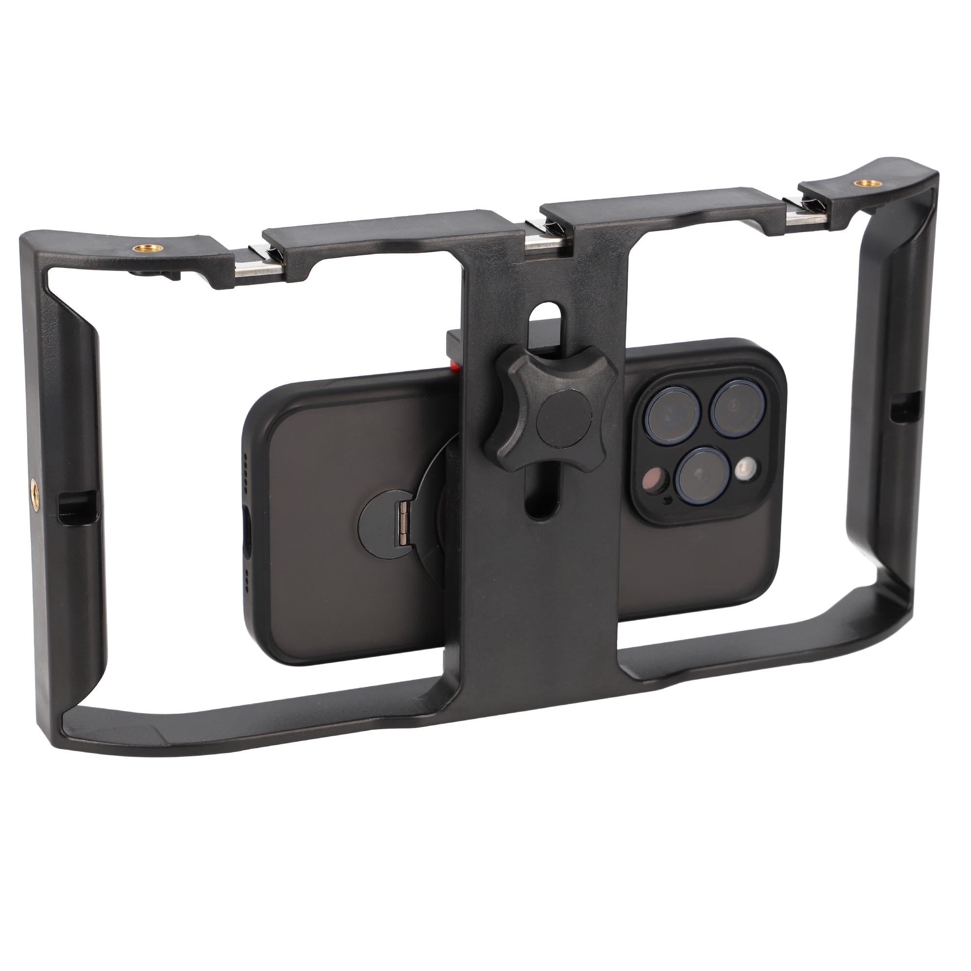 Smartphone Video Rig Stabilizer – Handyhalterung für stabile Videoaufnahmen & Vlogging