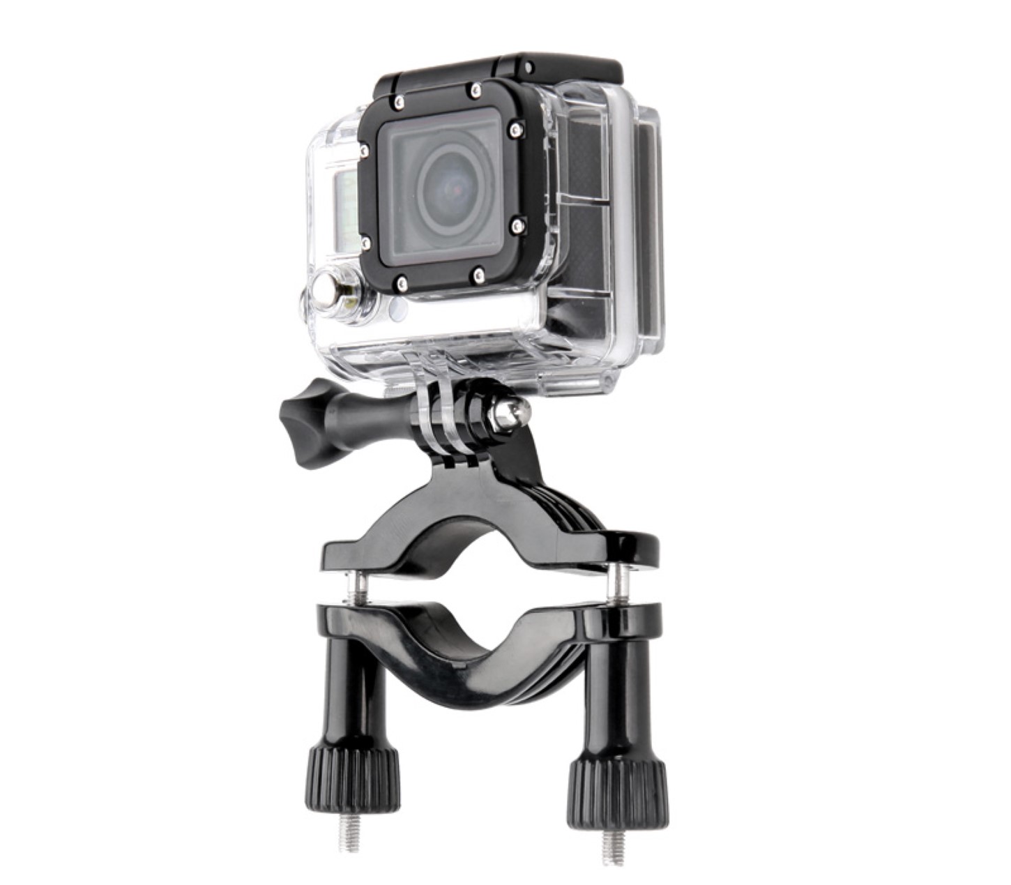 Kamera-Halterung Fahrrad-Rohrklemme Sportaufnahmen für GoPro 