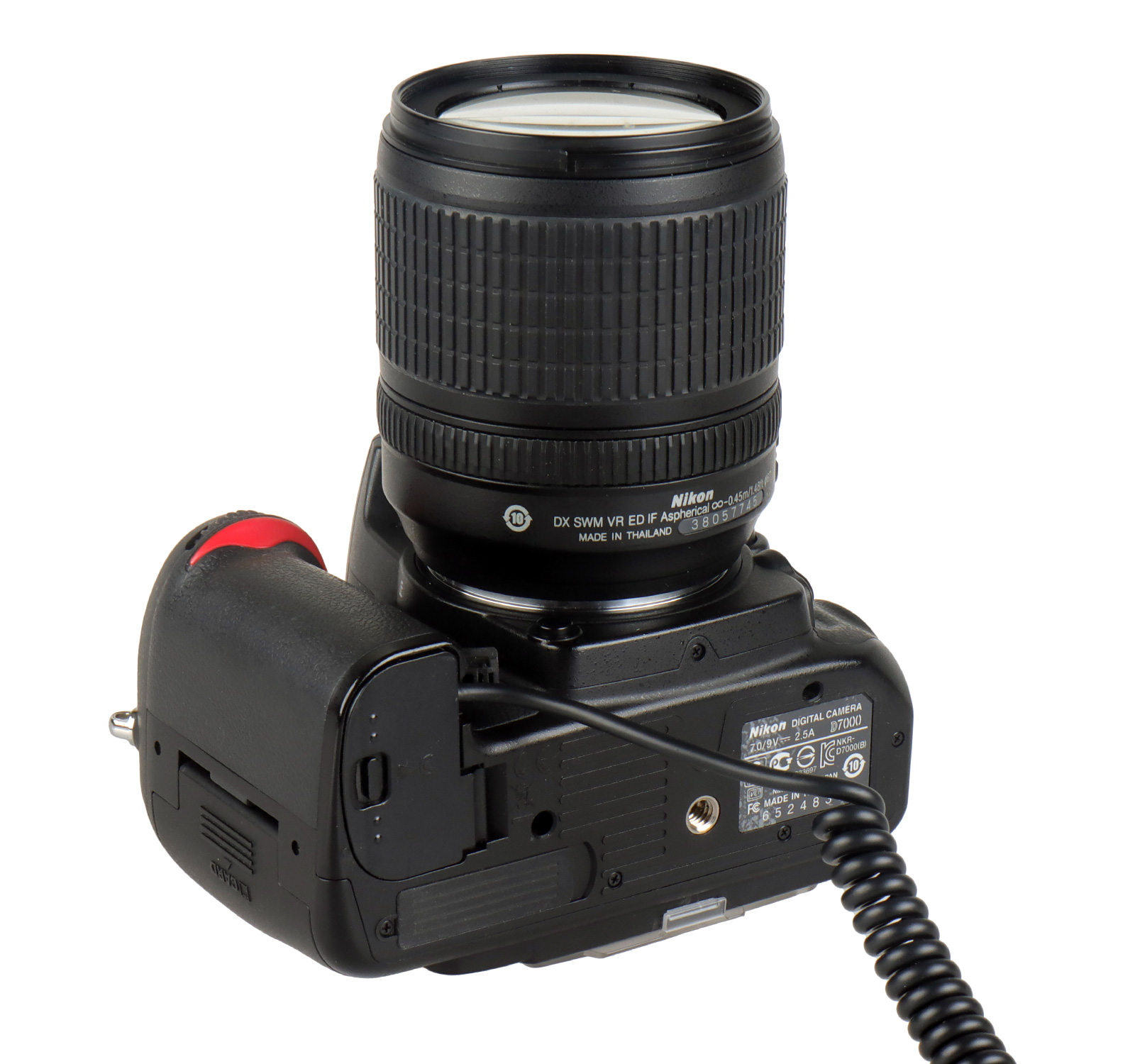 ayex DC-Coupler für Nikon Kameras mit EN-EL15 - Akku-Dummy für permanenente Stromversorgung über z.B. V-Mount Akku