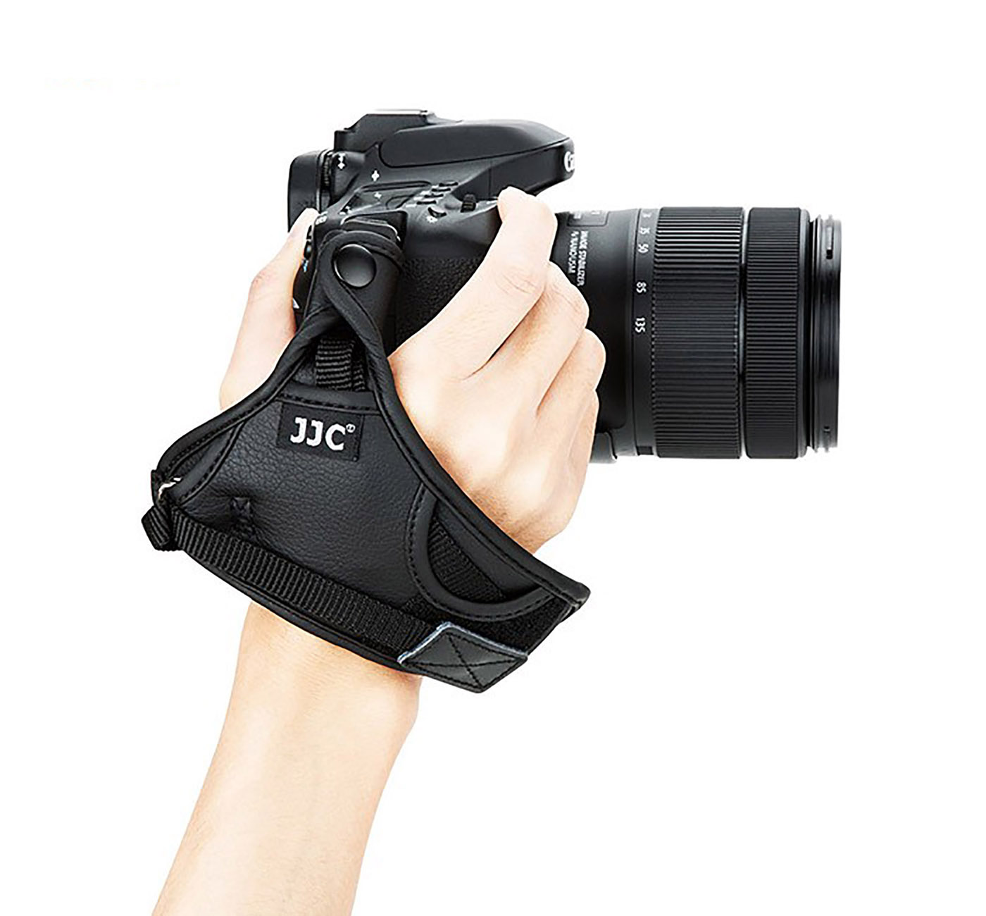 JJC Handschlaufe für DSLR Kameras mit sicherem 3-Punkt Halterung