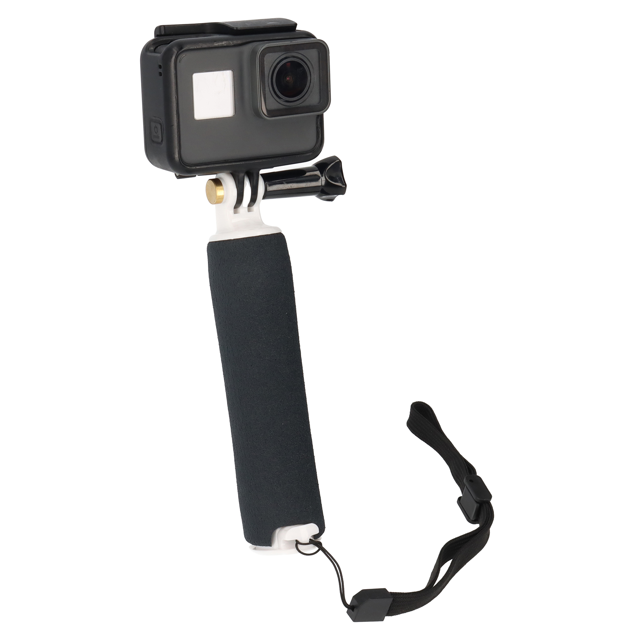 Handgriff für Action-Cams wie GoPro Hand-Stabilisator weiß