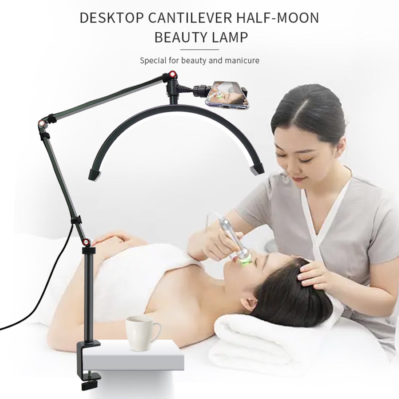 Faltbares Beauty Light LED Lampe für zB. Wimpern Gesichtsschönheit