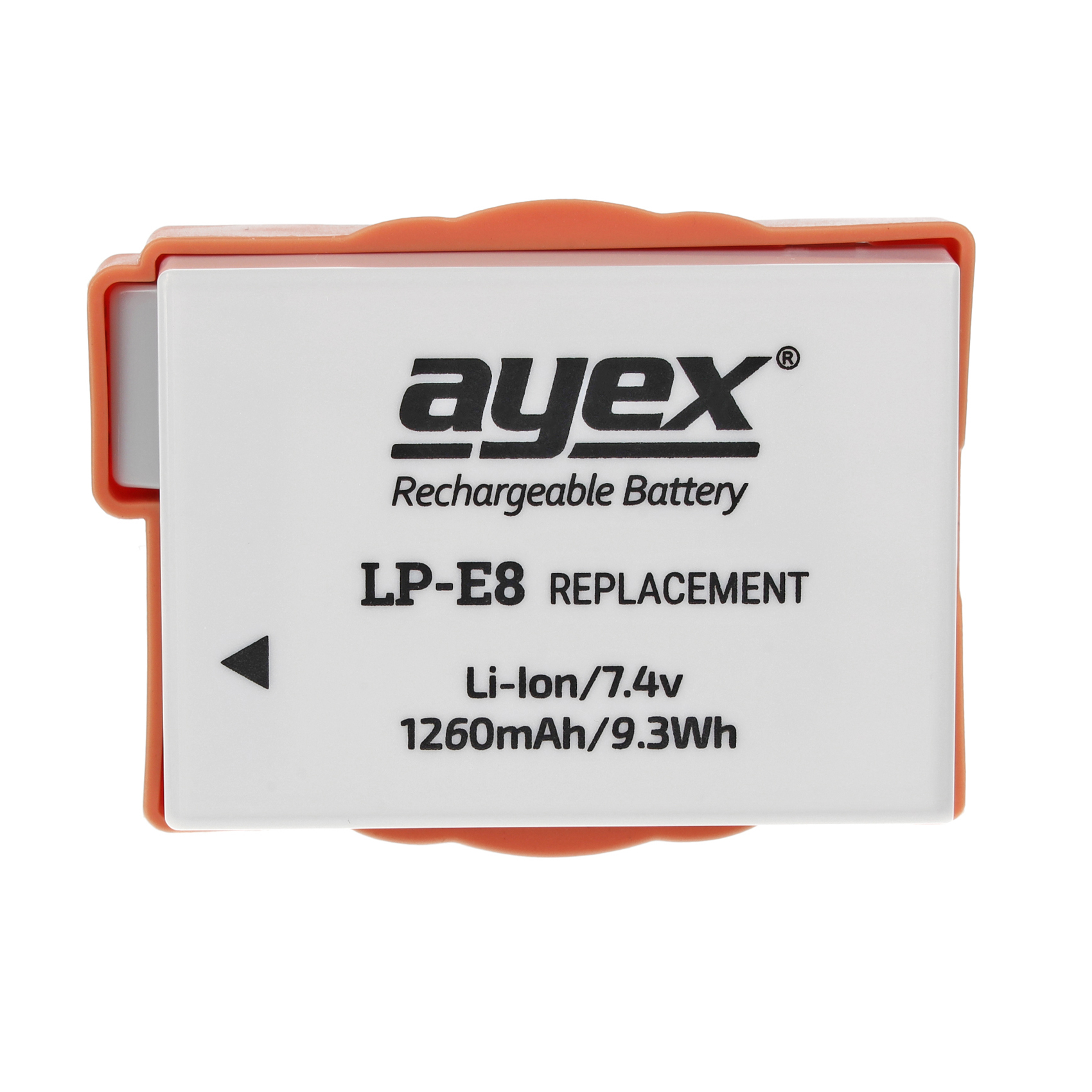 ayex LP-E8 Akku für zB Canon EOS 700D 650D 600D 550D Leistungsstark und zuverlässig