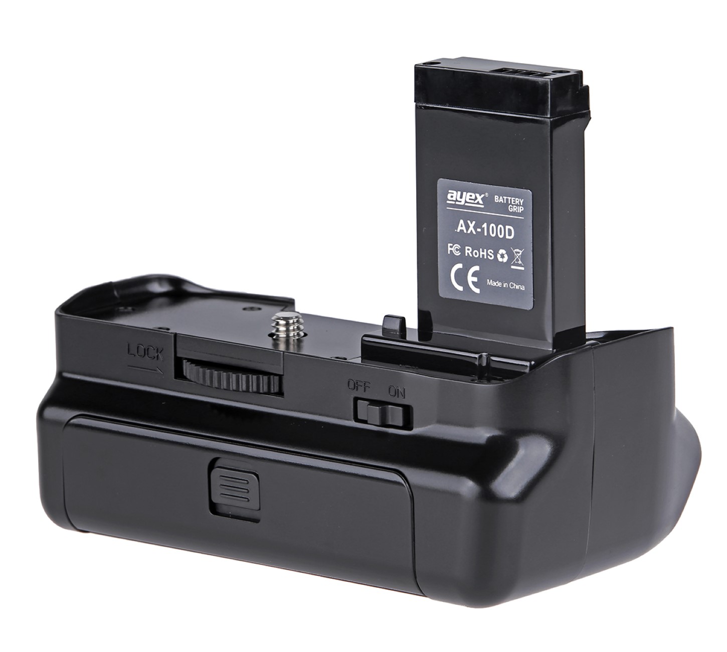 Batteriegriff Set für Canon EOS 100D + IR-Fernauslöser + 2x LP-E12 Akku + 1x USB Dual Ladegerät wie BG-100DH