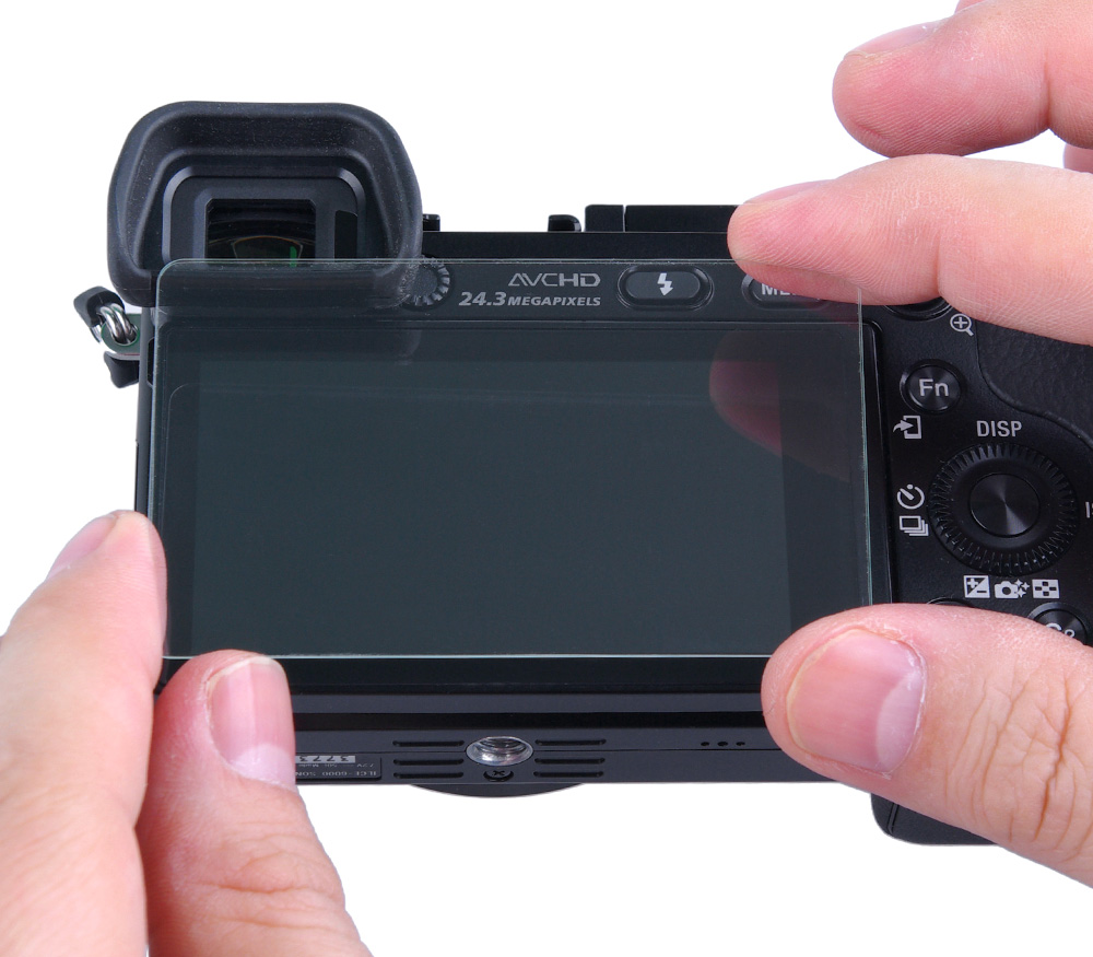 ayex Displayschutz für Nikon D5100, D5200, selbsthaftendes Echtglas