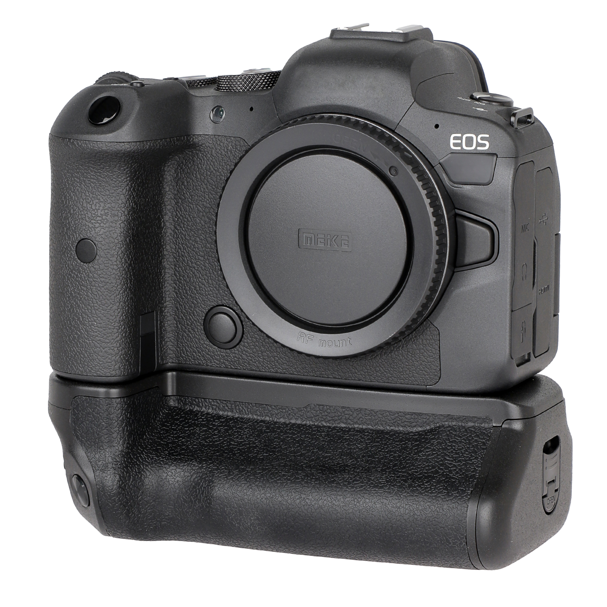 ayex Batteriegriff Set für Canon EOS R5 R6 wie BG-R10 + 2x LP-E6N Akkus kompakter Handgriff