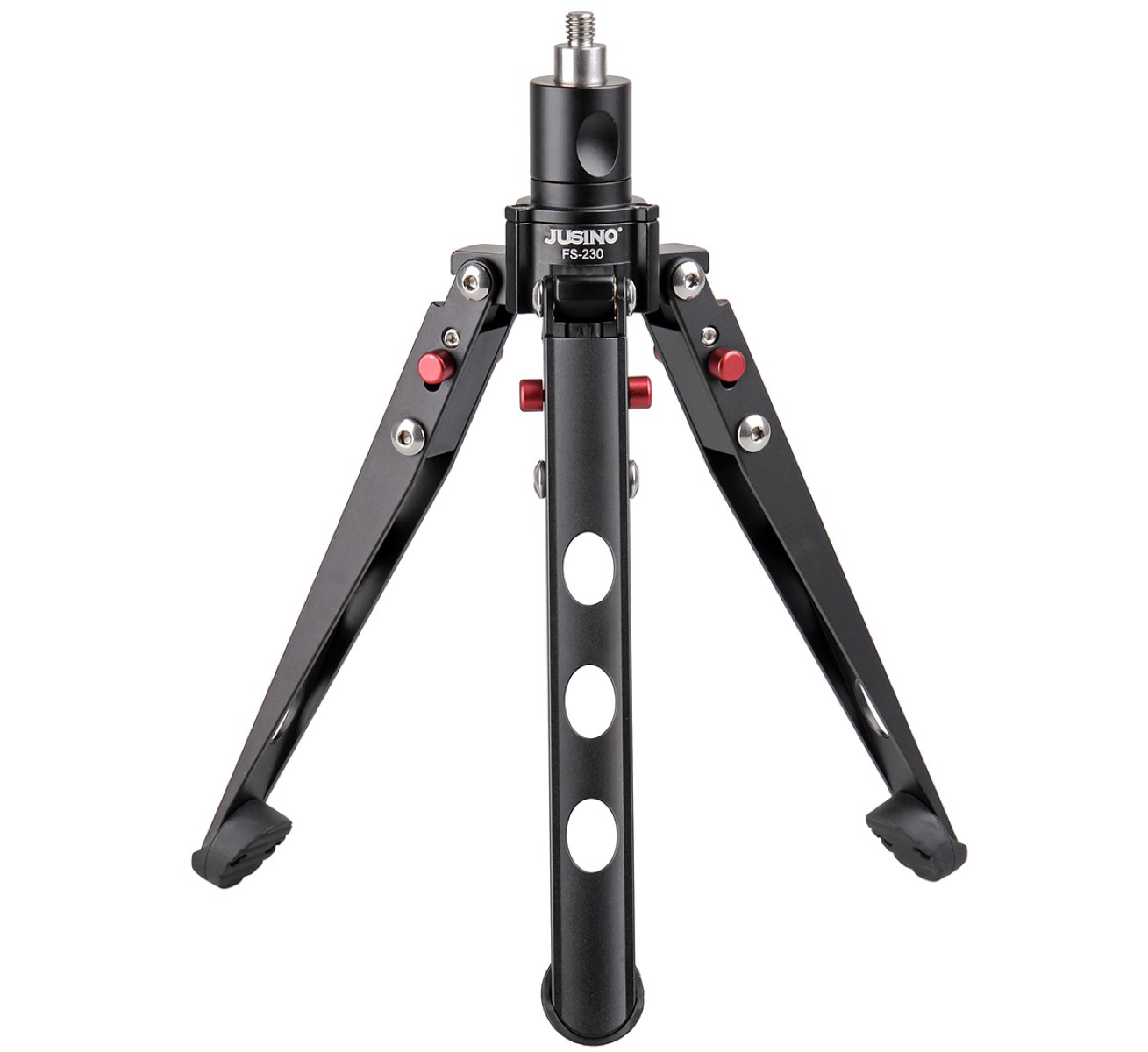 JUSINO Sehr stabile Monopod-Standspinne mit arretierbarem Kugelgelenk und Tischstativ-Funktion