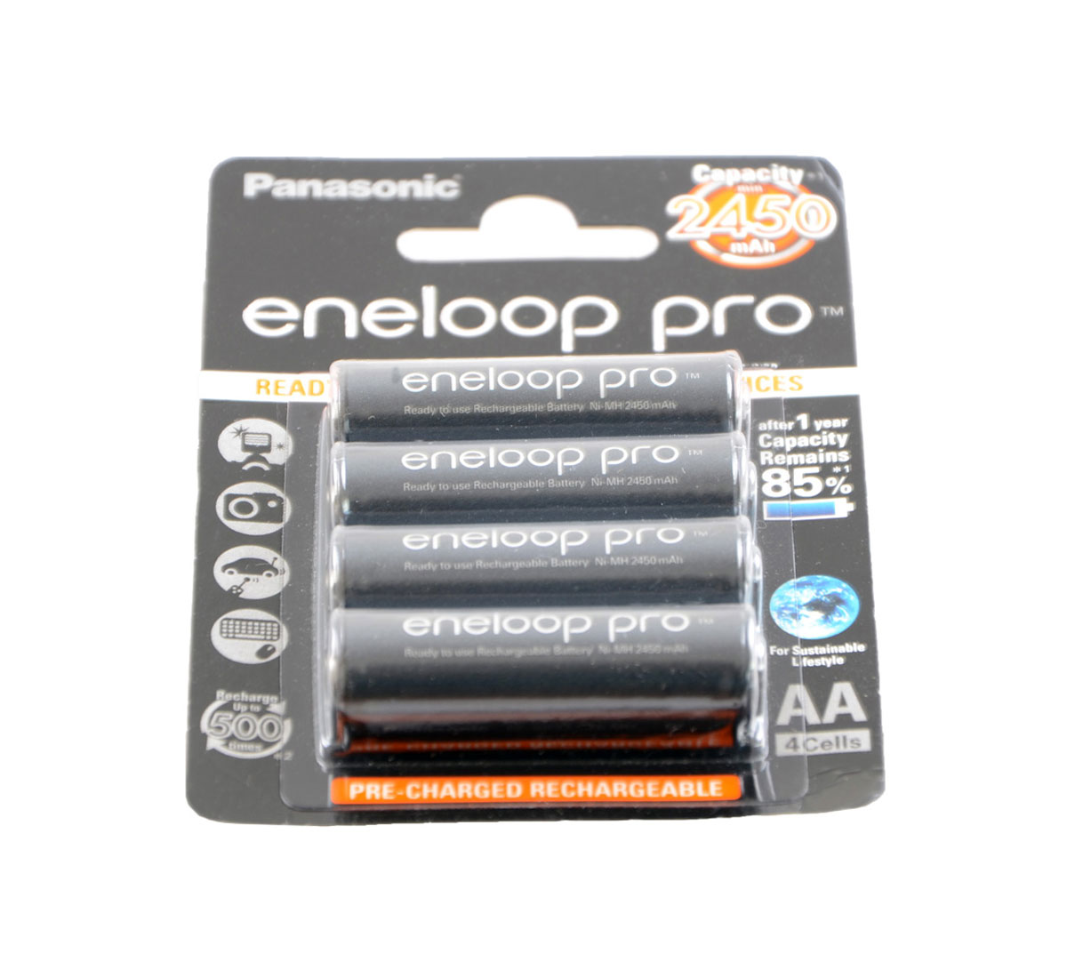 Panasonic eneloop pro NiMH Akku Mignon AA 2450mAh 4er-Blister