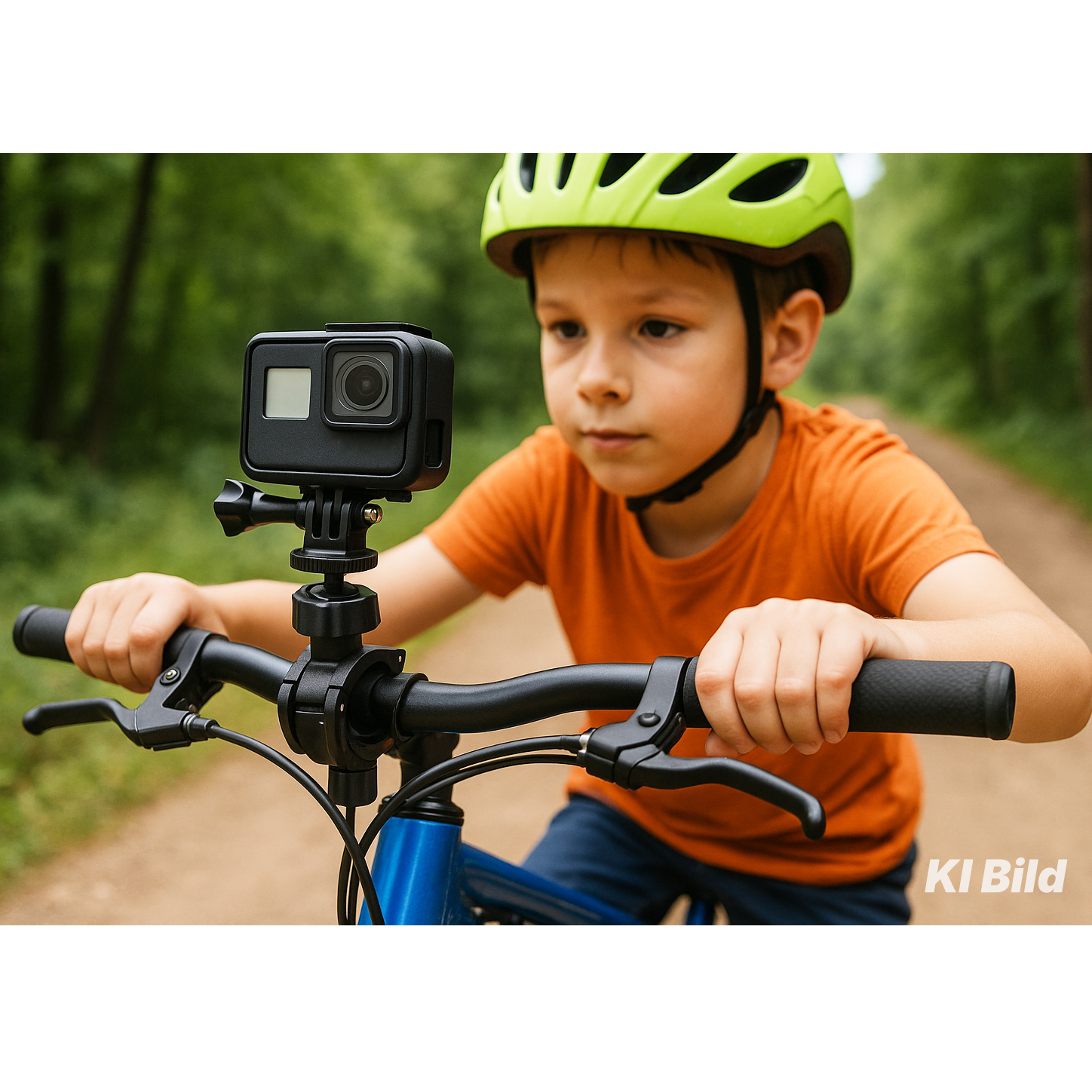 Fahrradlenker-Halterung für Actioncams & kleine Kameras 1/4 Zoll Kugelkopf