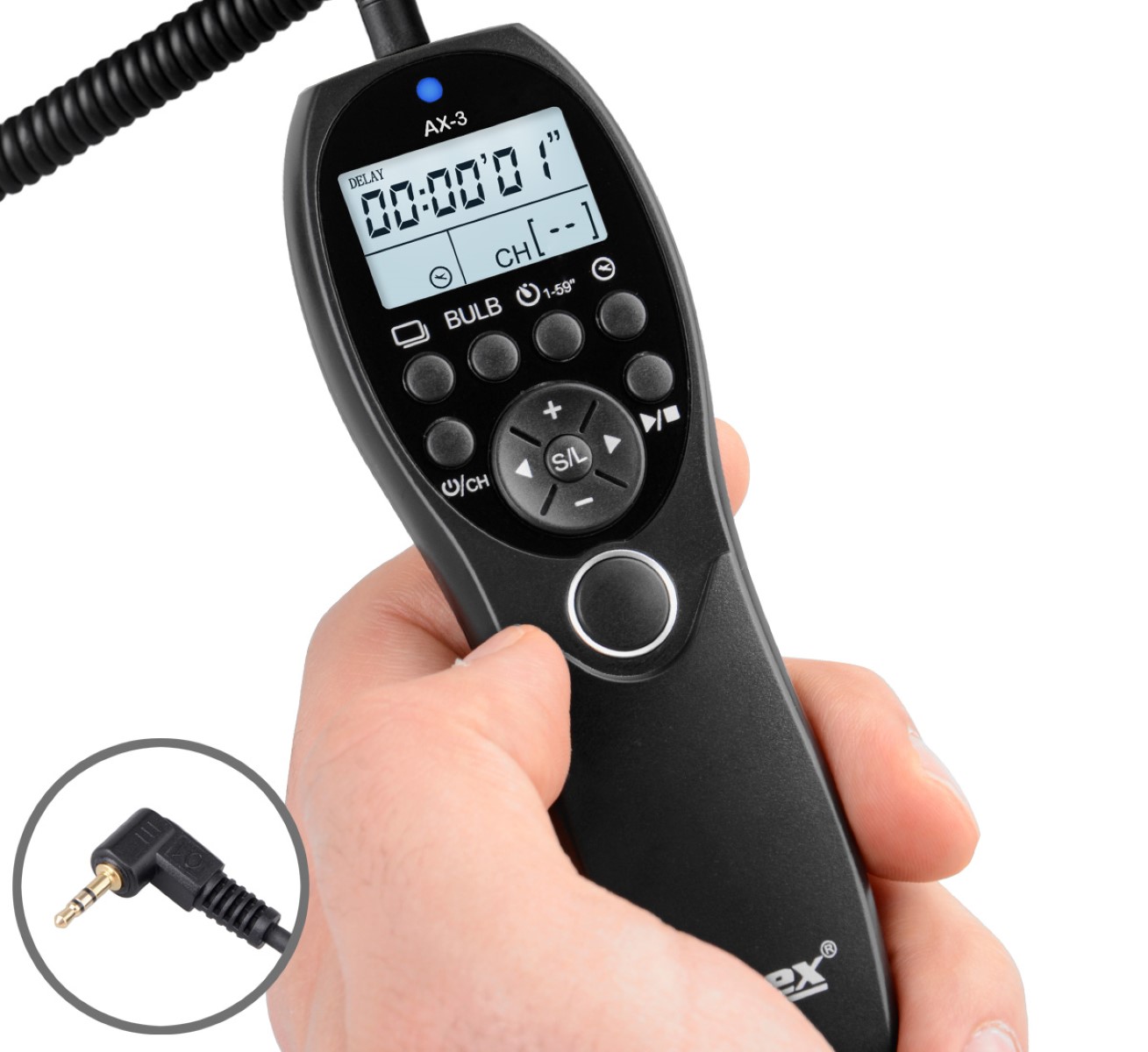 Timer Fernauslöser AX-3 E3 zB Canon EOS R R6 RP 90D 80D 2000D 1500D 850D 760D 650D M6 Serie Bulb Delay Fokussieren
