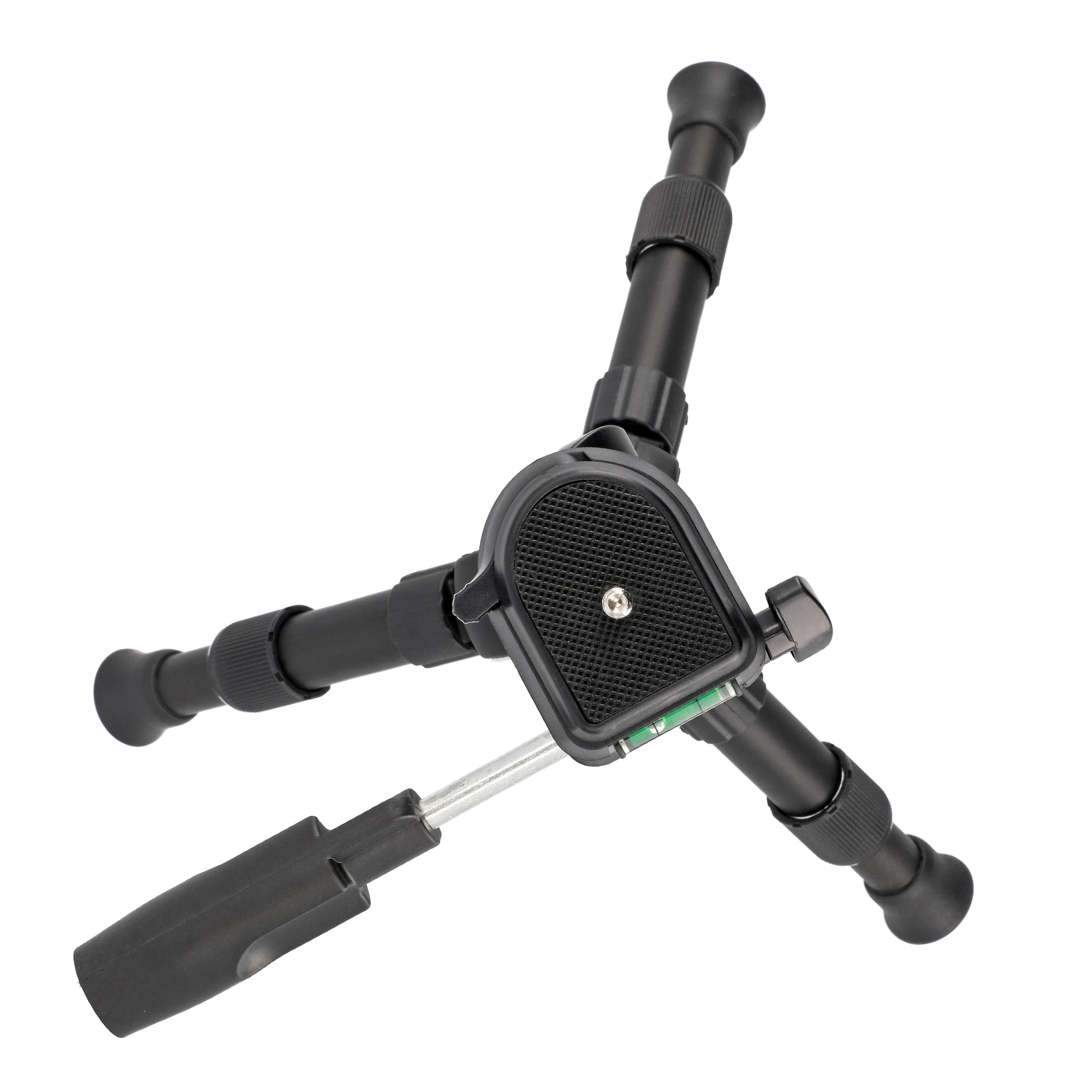 Leichtes Robustes Kamera Stativ mit 3-Wege-Kopf Schnellwechselplatte & Wasserwaage Aluminium