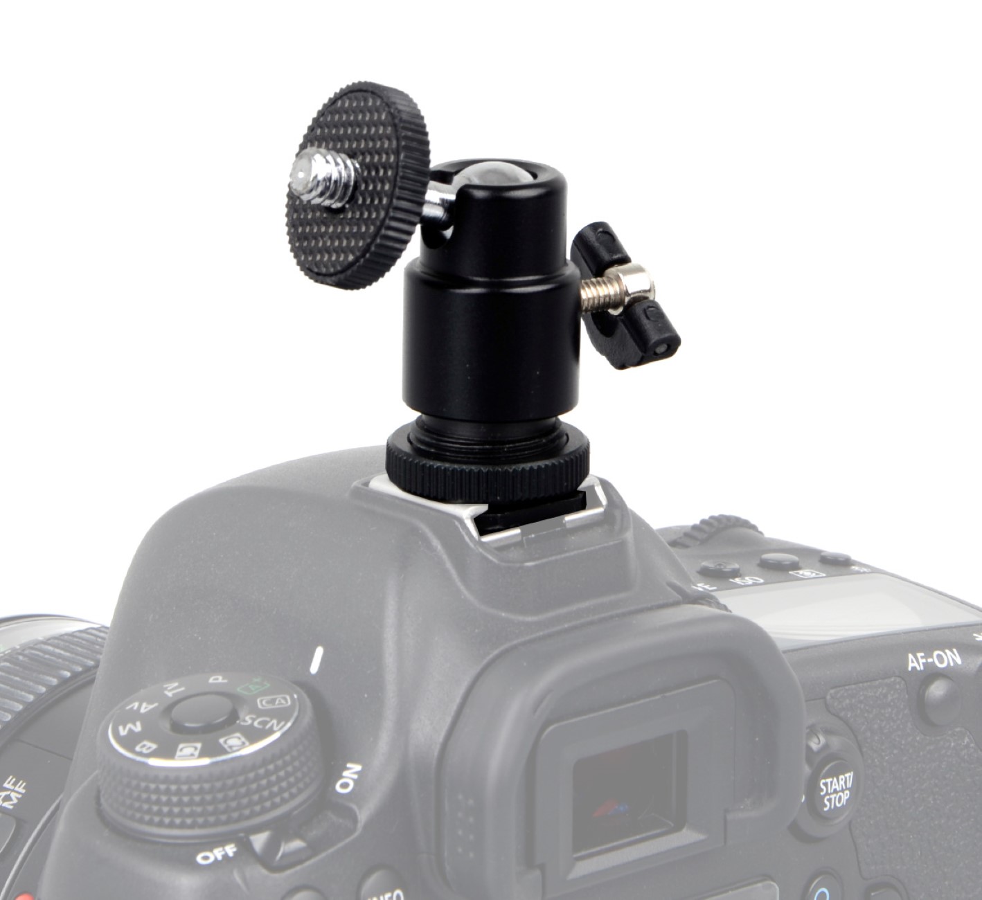 Mini Kugelkopf für Kamera-Blitzschuh
