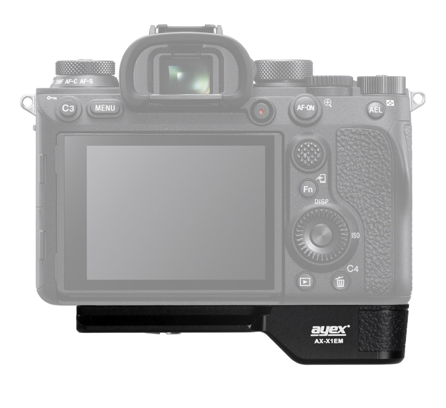 ayex Handgriff-Verlängerung für Sony Alpha A9, A7M3, A7R3, A7M2, A7R2M2 Systemkameras AX-X1EM