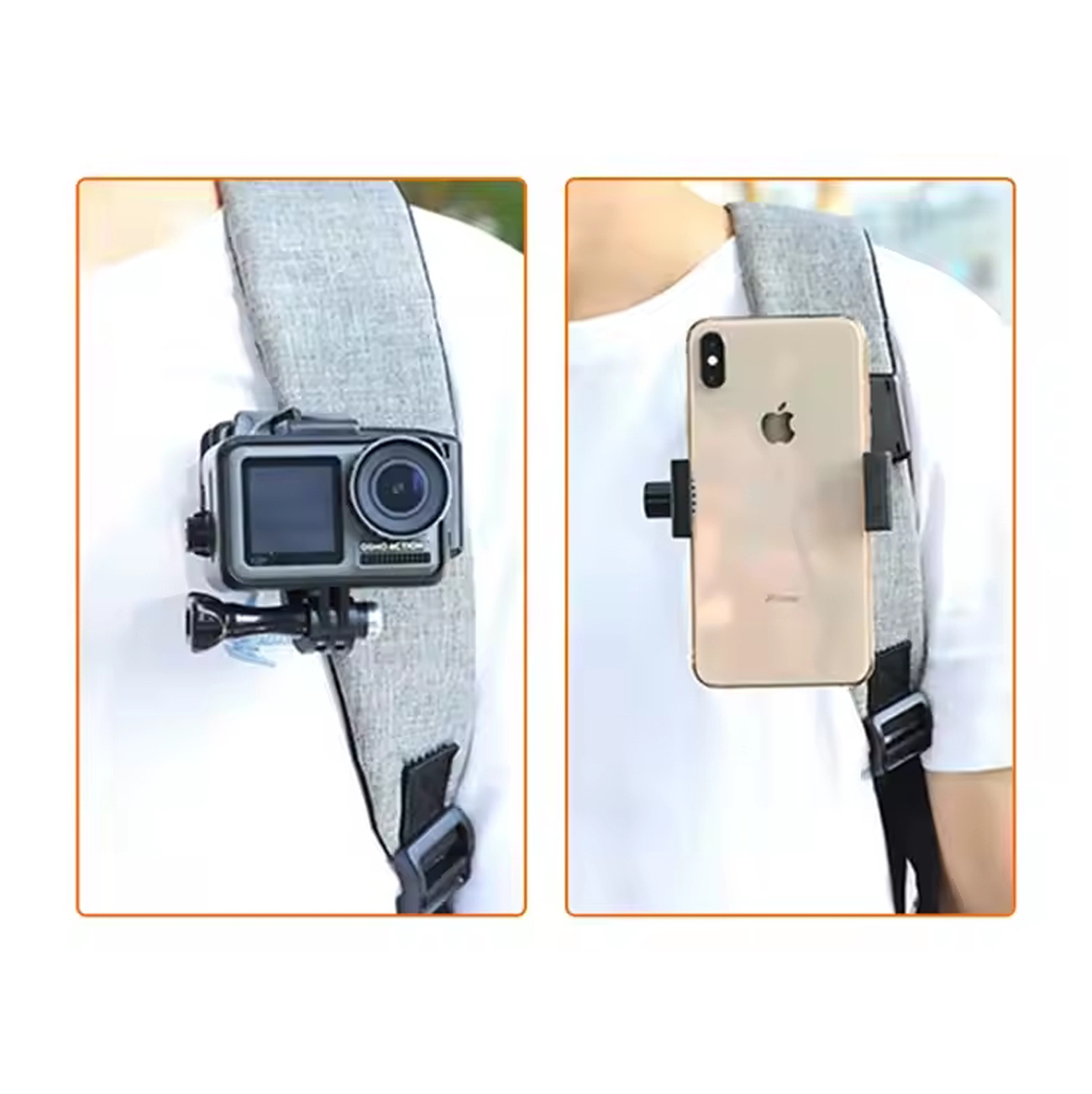 Clip Mount Halterung für Actioncams kompatibel für GoPro DJI Osmo Insta360 etc.