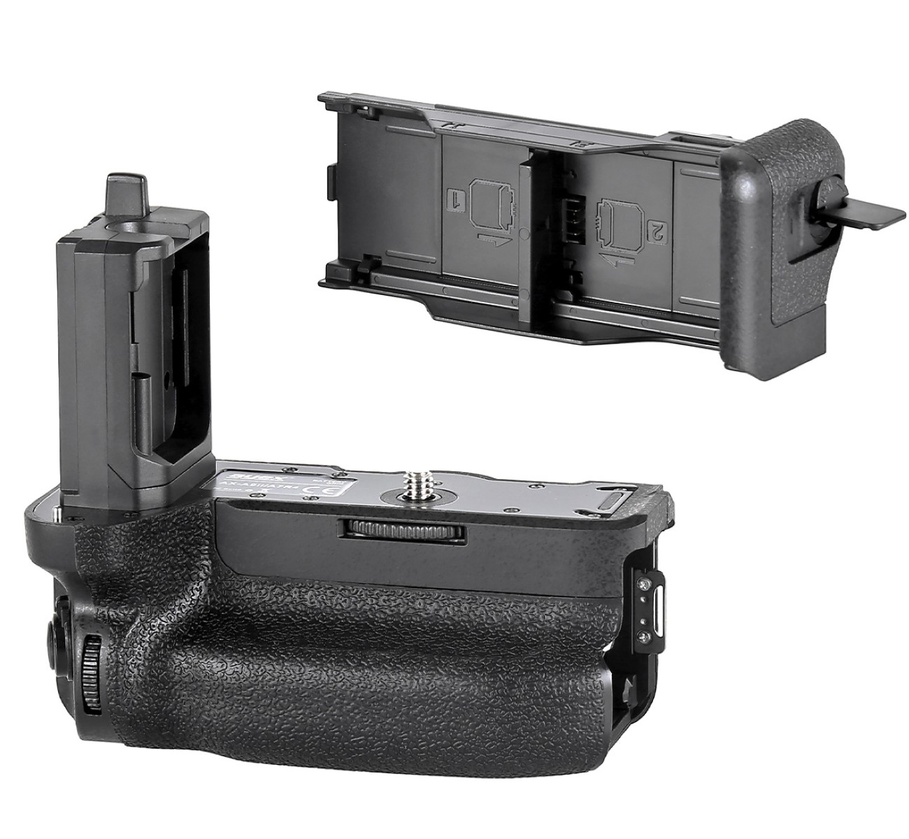 Batteriegriff Set für Sony Alpha 1 a7RIV a7SIII a7IV a9II + 2x NP-FZ100 Akku + 1x USB Dual-Ladegerät wie VG-C4EM