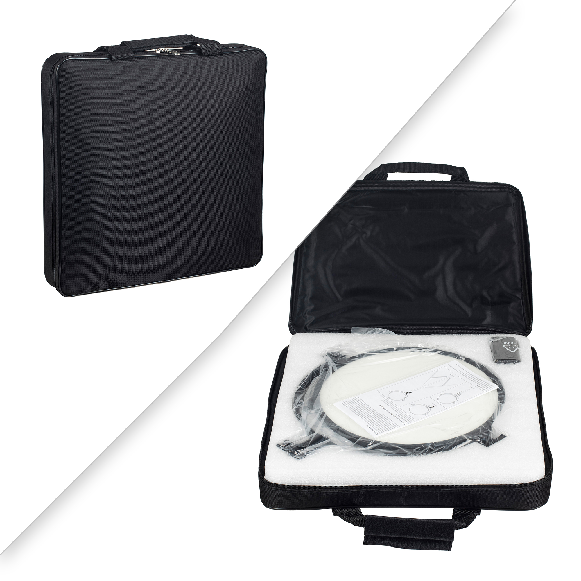 ayex LED Softlight Videolicht warme und kalte Farbtemparaturen Vielseitige LED-Videoleuchte für Perfekte Porträtaufnahmen Dimmbar 360° Schwenkbar 3200-5600k Inklusive Tragetasche ayex LED Softlight Videolicht warme und kalte Farbtemparaturen Vielseitige LED-Videoleuchte für Perfekte Porträtaufnahmen Dimmbar 360° Schwenkbar 3200-5600k Inklusive Tragetasche